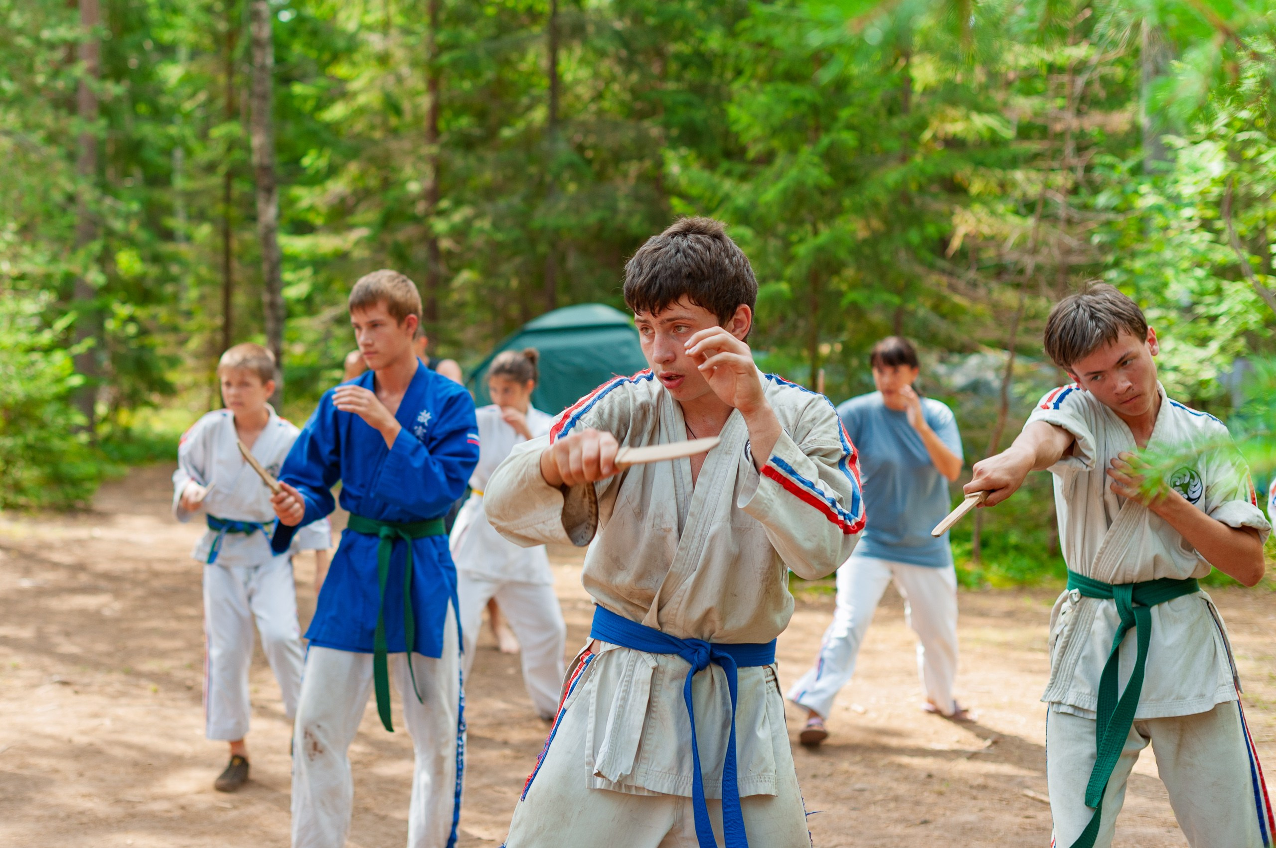 Летние тренировочные боры Школы Боевых Искусств «МОН», Валдай 2011 г. тренировки