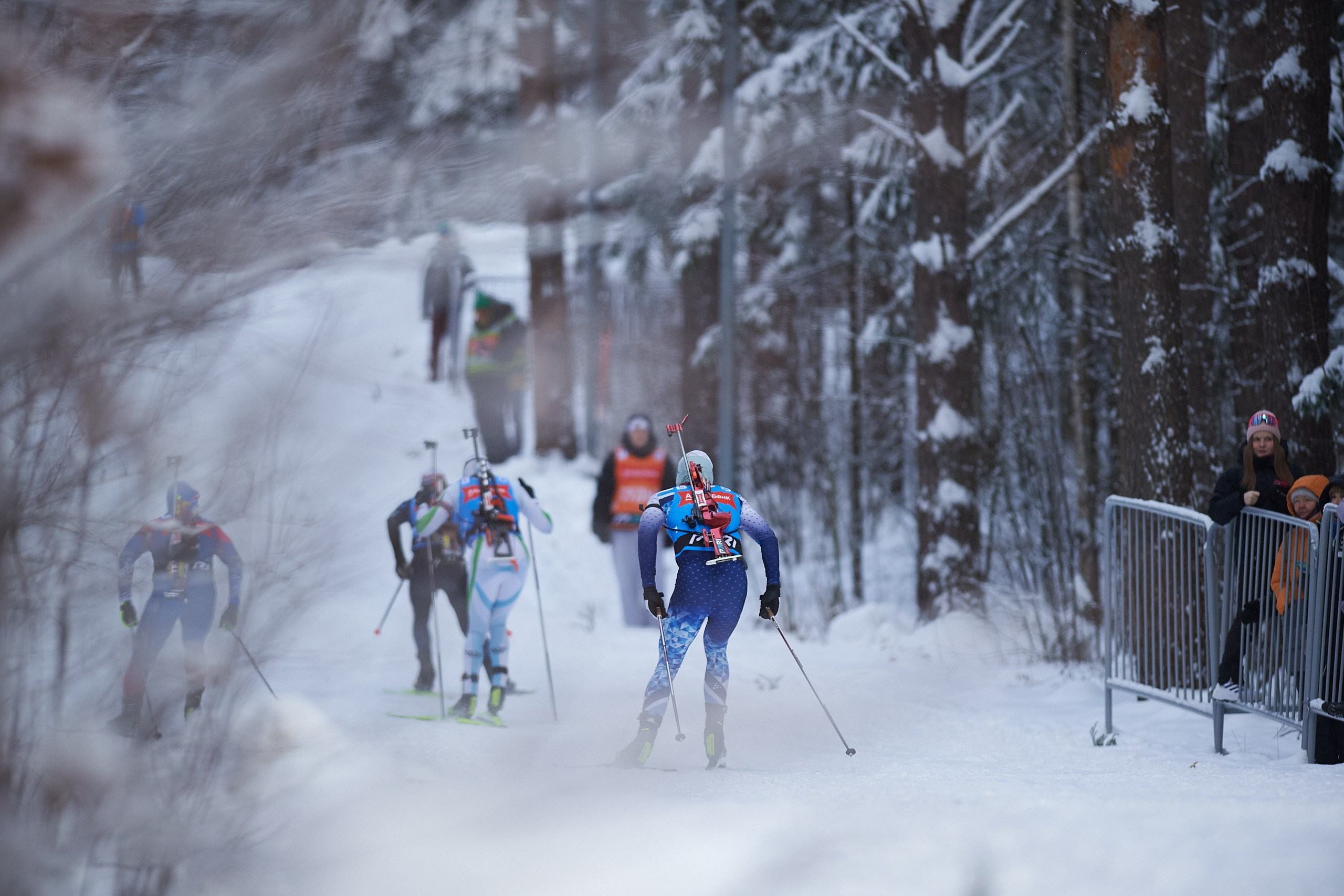 Биатлон. Чемпионат России — 2024/2025, 3-й этап, Ижевск. Спринт. Мужчины. Спортивный репортажный фотограф в Ижевске Сергей Мерзляков