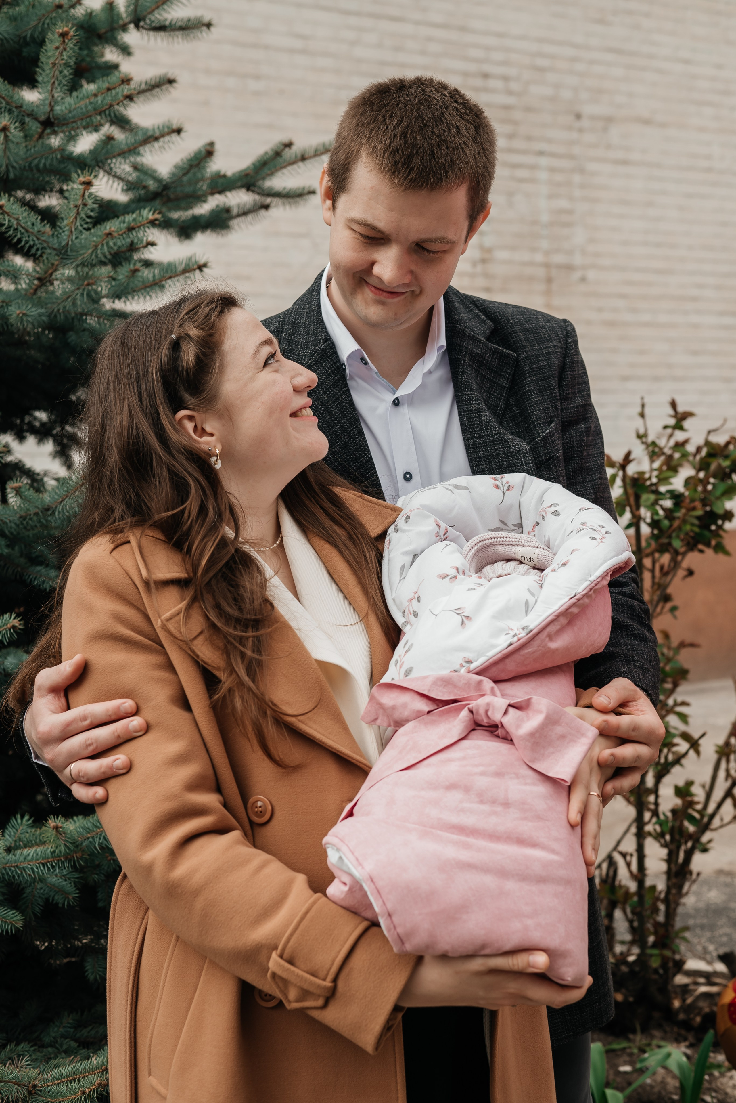 Фотосессия выписки из роддома ЦГБ. Семейный и детский фотограф Кущ Наташа