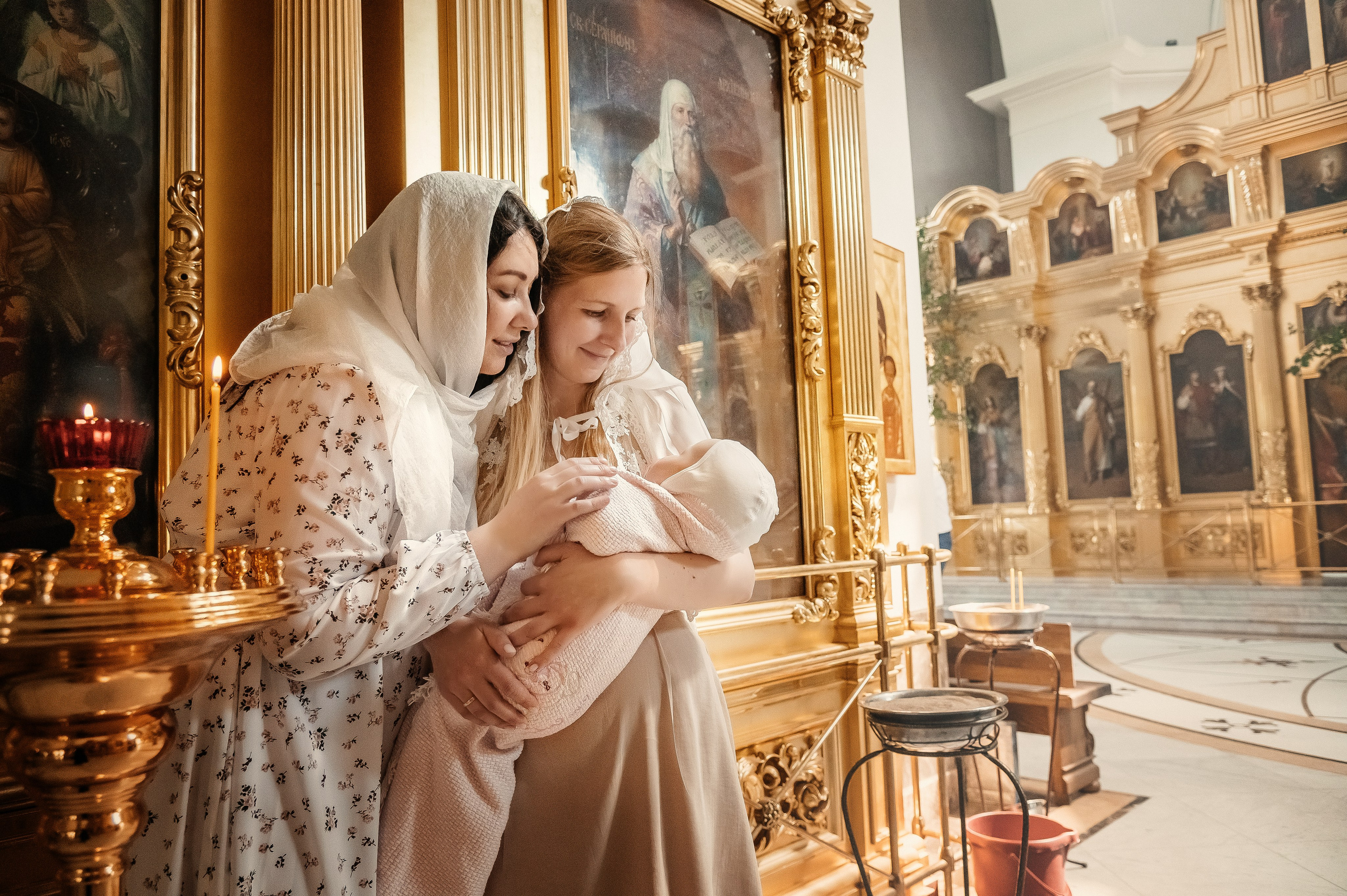 Крестины Ирины //// Храм святых апостолов Петра и Павла. Семейный и детский фотограф в Туле