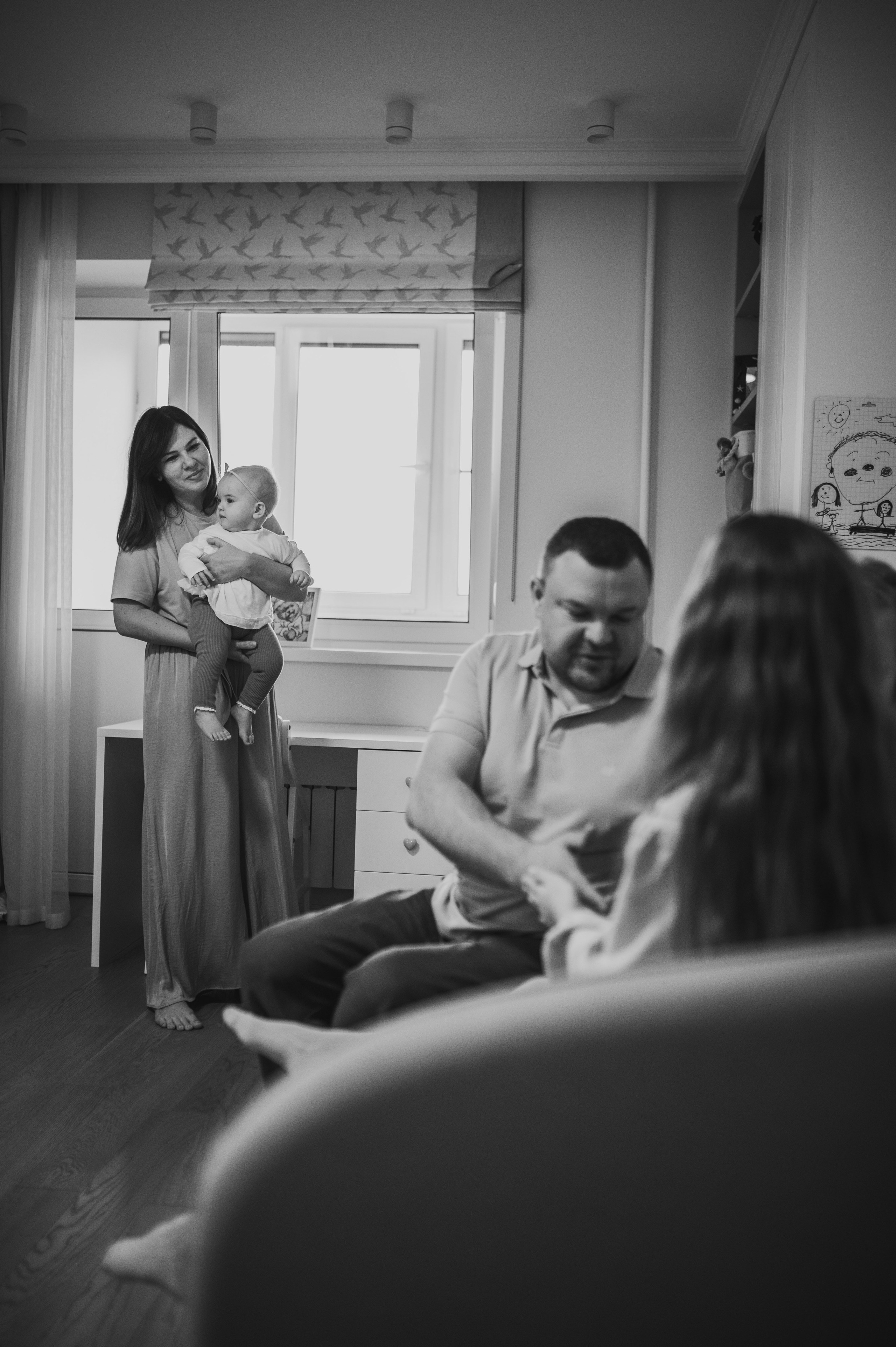 Годик младшей сестрёнке. Семейный фотограф в Домодедово и Москве Елена Пичугина