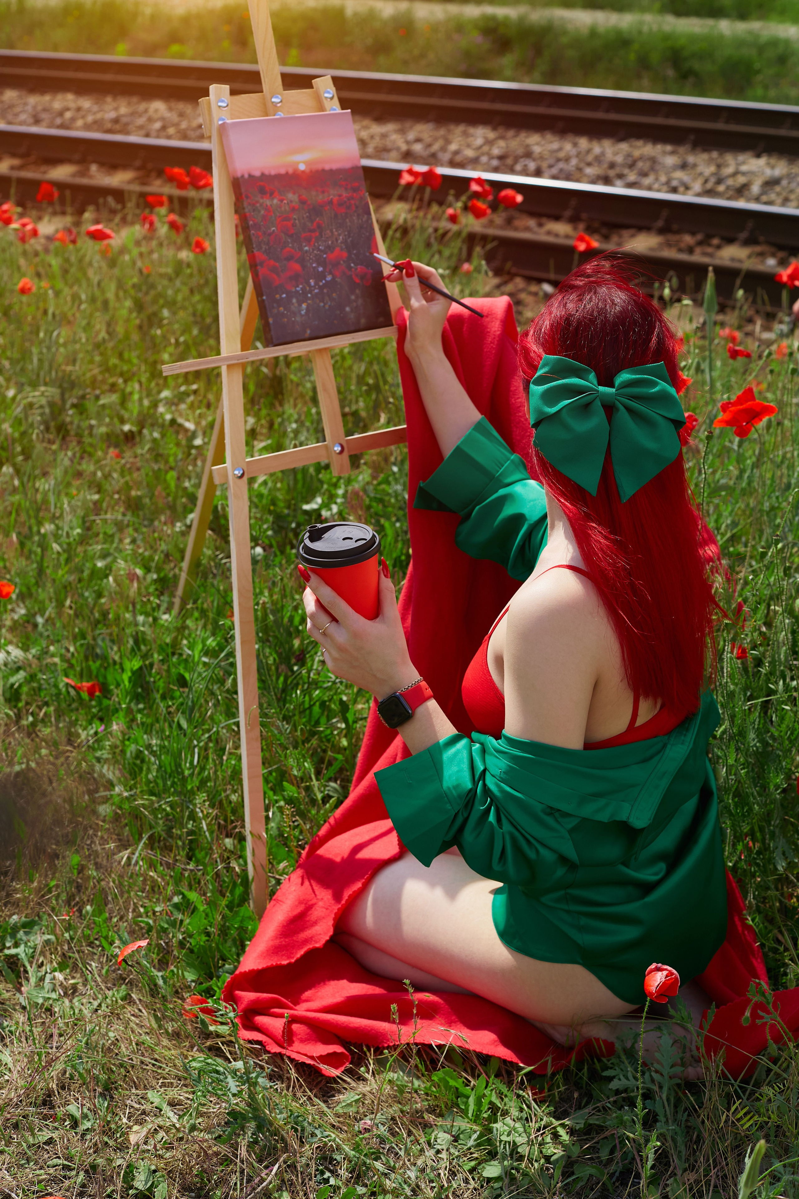 «Картина с маками». Свадебный и креативный фотограф в ЮФО и МСК