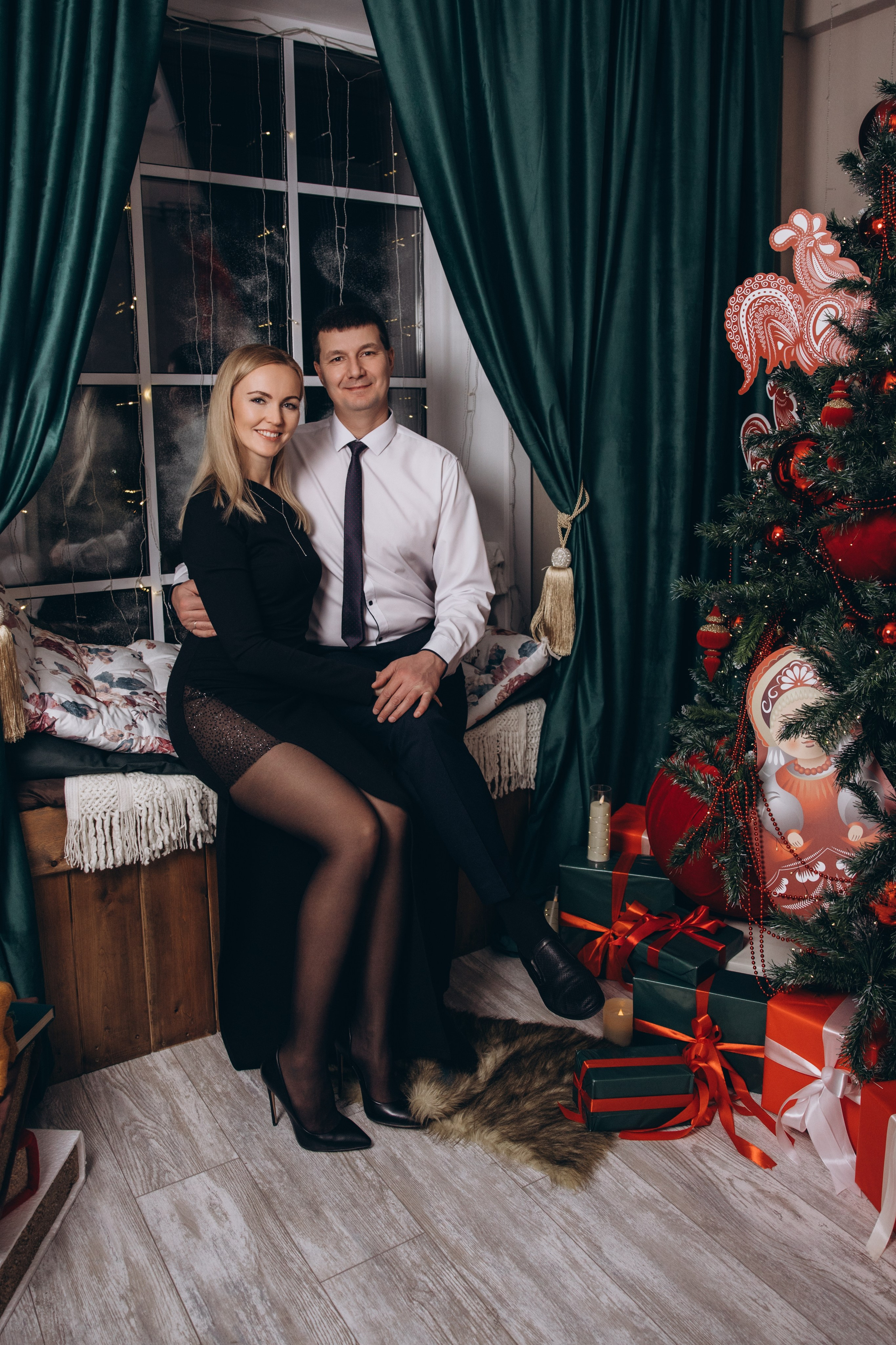 Новогодние истории в студии 8 этаж. Свадебный, семейный фотограф в Иркутске Светлана Макаричева