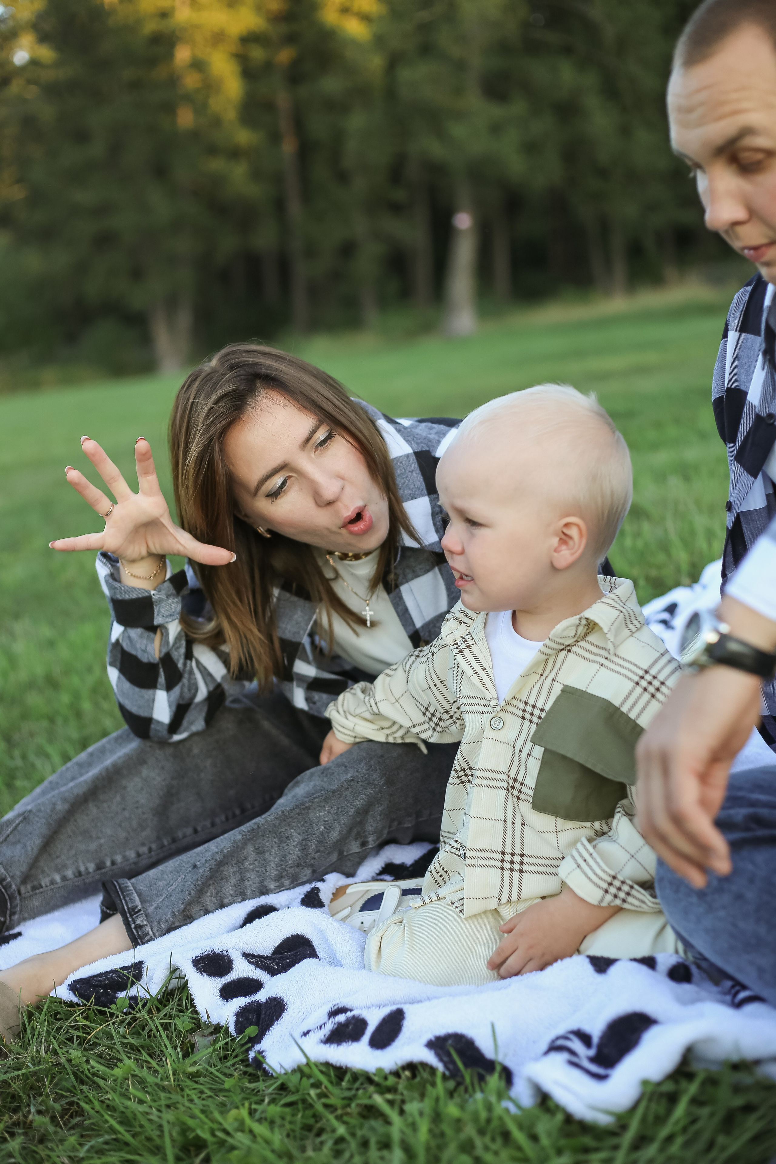 Тимофей, мама, папа. Семейный и детский фотограф в Перми Ольга Кошелева