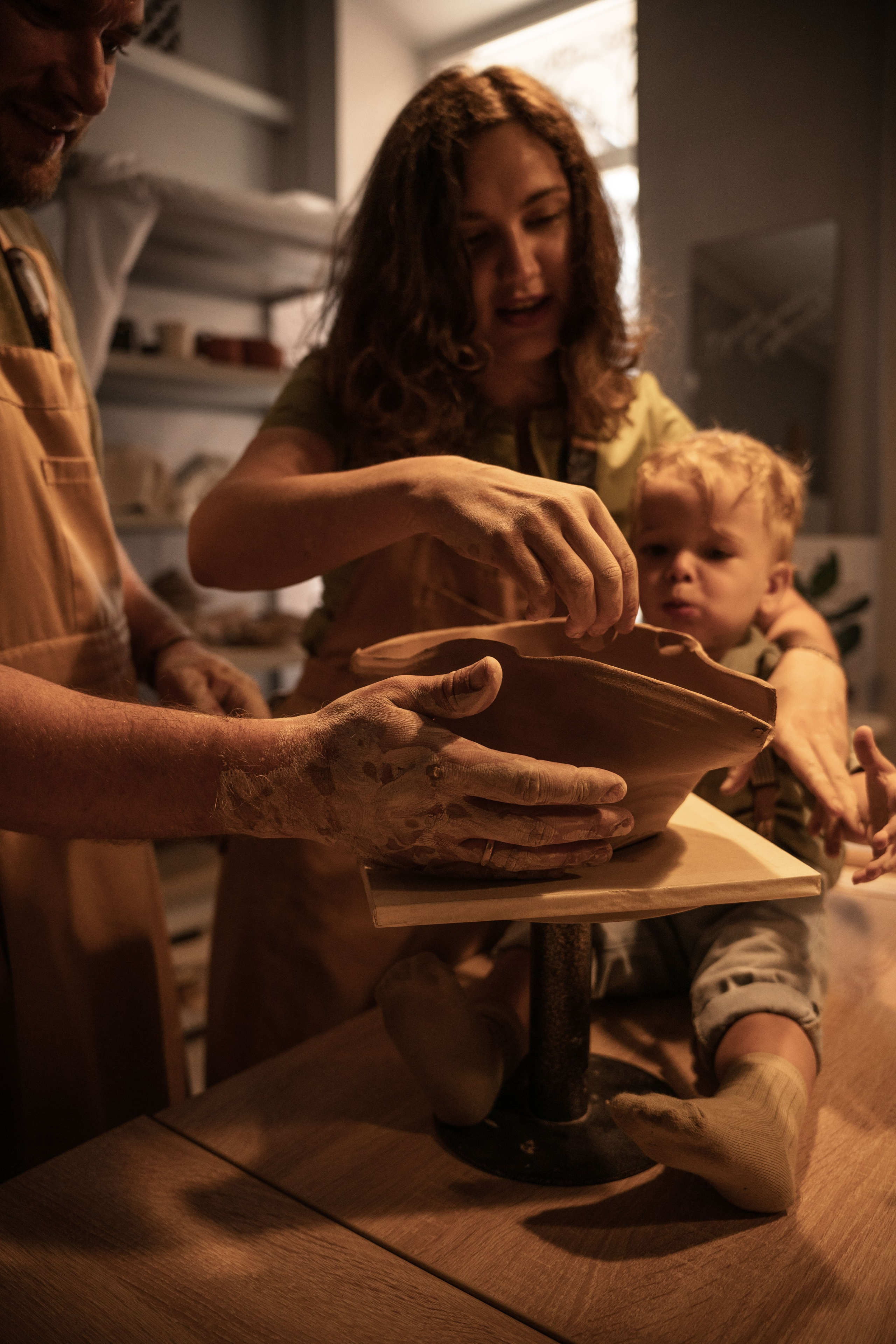 В гончарной. Семейный фотограф в Омске Александра Яровикова