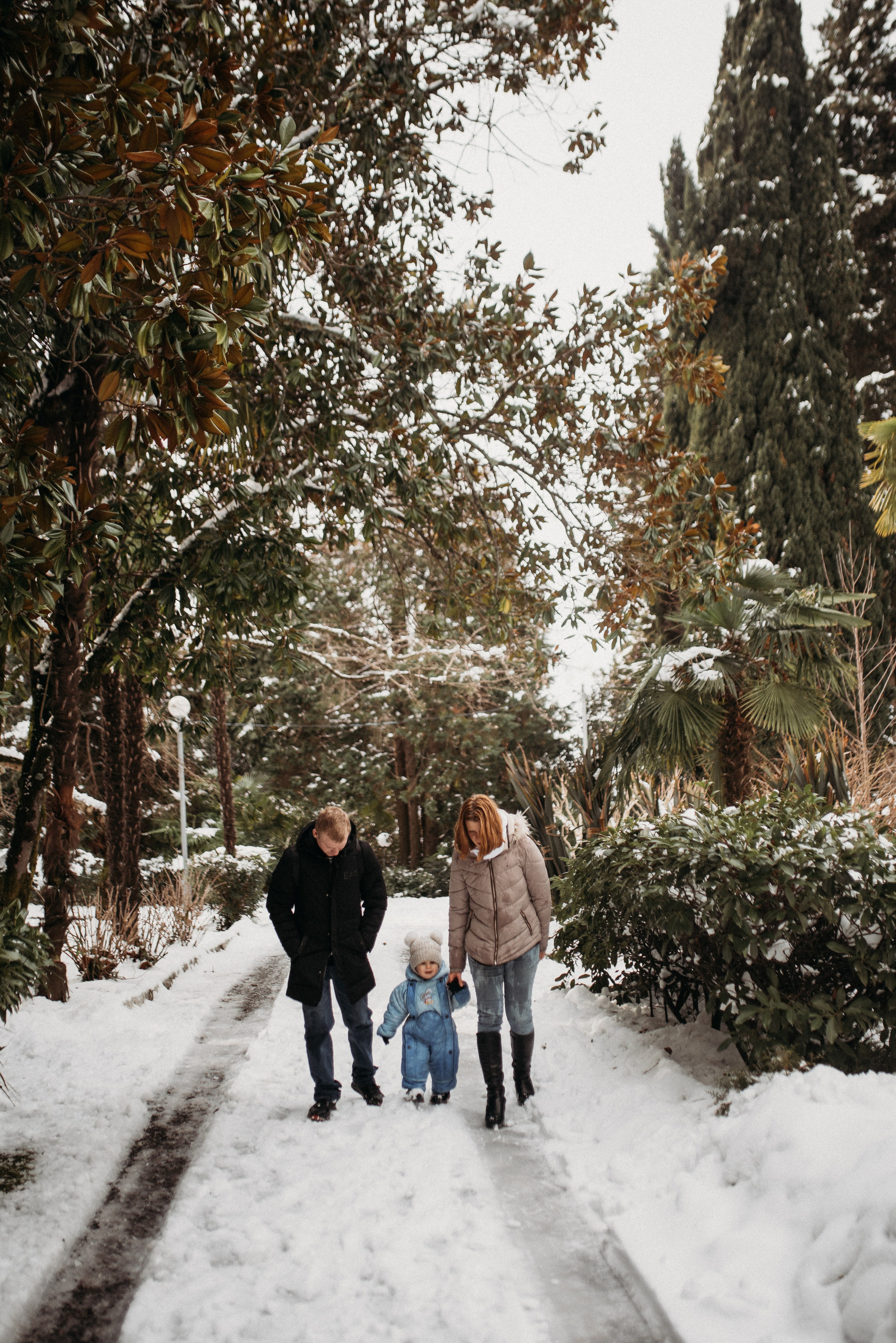 Серёжа и снег ❄️. Фотограф в Сочи — Маргарита Поганова
