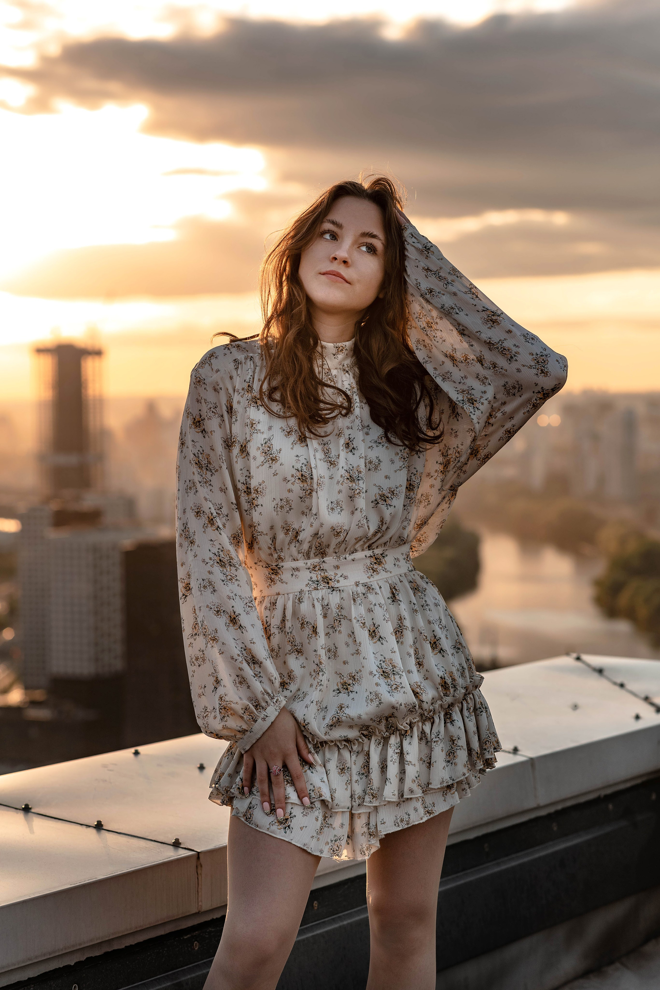 Закат на крыше. Фотограф Марина Кукляева