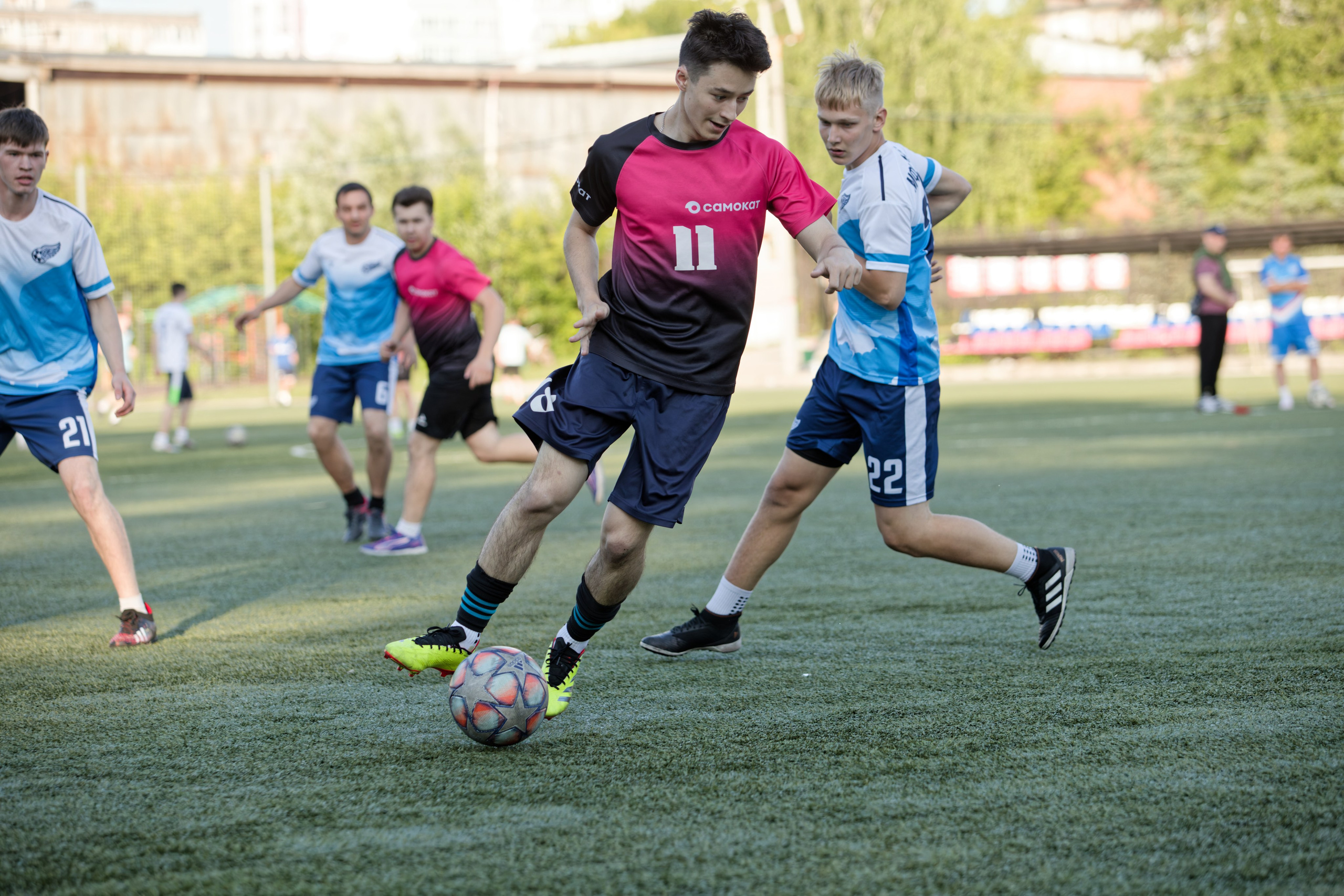 Любительская футбольная лига. Самокат-крылья. 25.06.2025. Репортажный и спортивный фотограф в г. Пермь Зильберг Павел