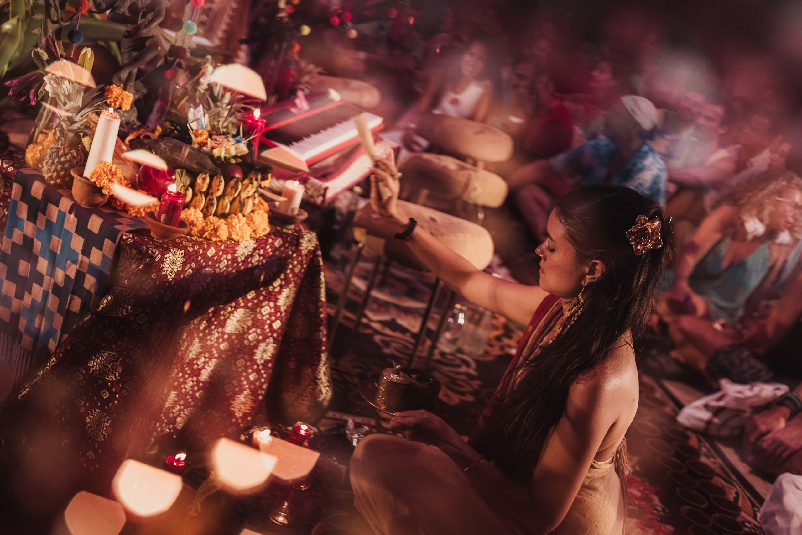 Hanuman Project kirtan at Alchemy april. Mariam Bagdasaryan