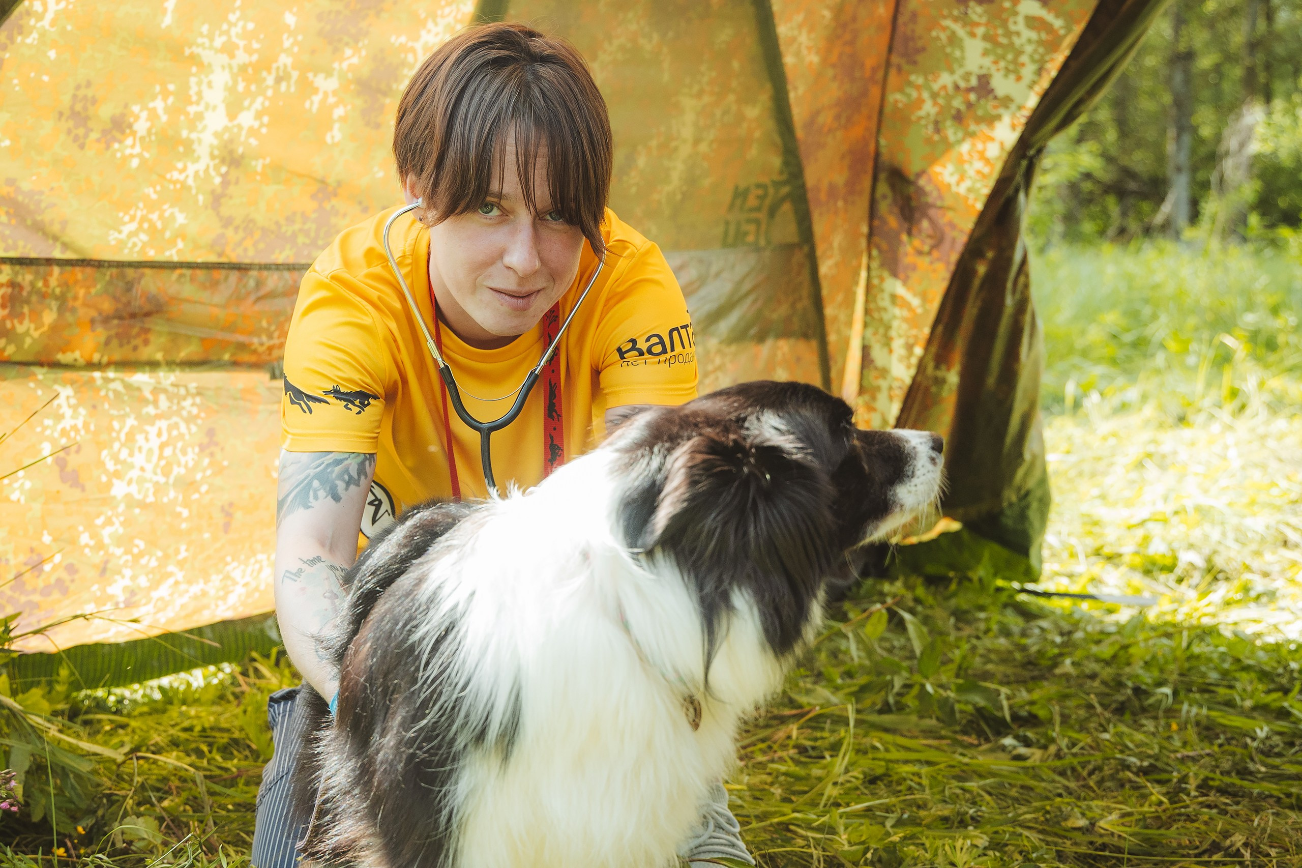 VI открытые волонтёрские соревнования среди поисковых кинологических расчётов. Фотограф Ирина Астор