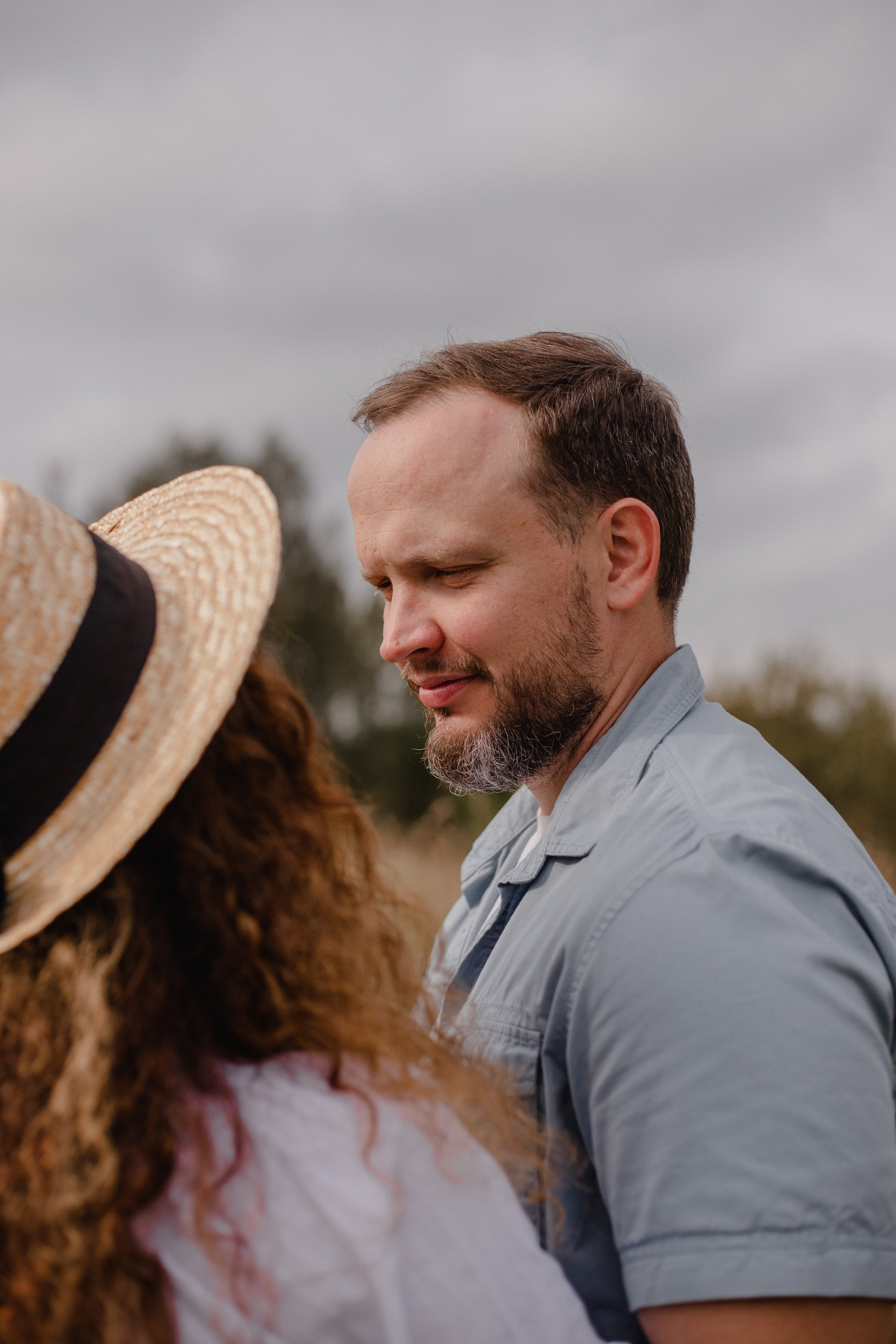 Семейная съёмка в поле