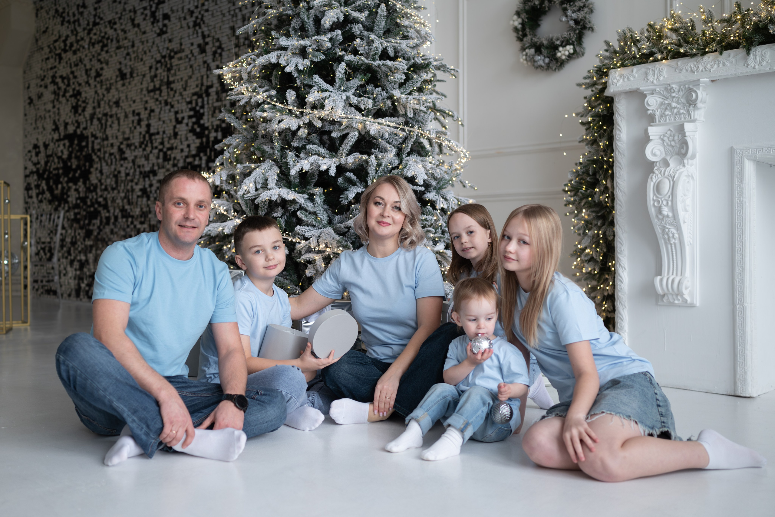 Новый год Большая семья. Светлана Агалакова Фотограф