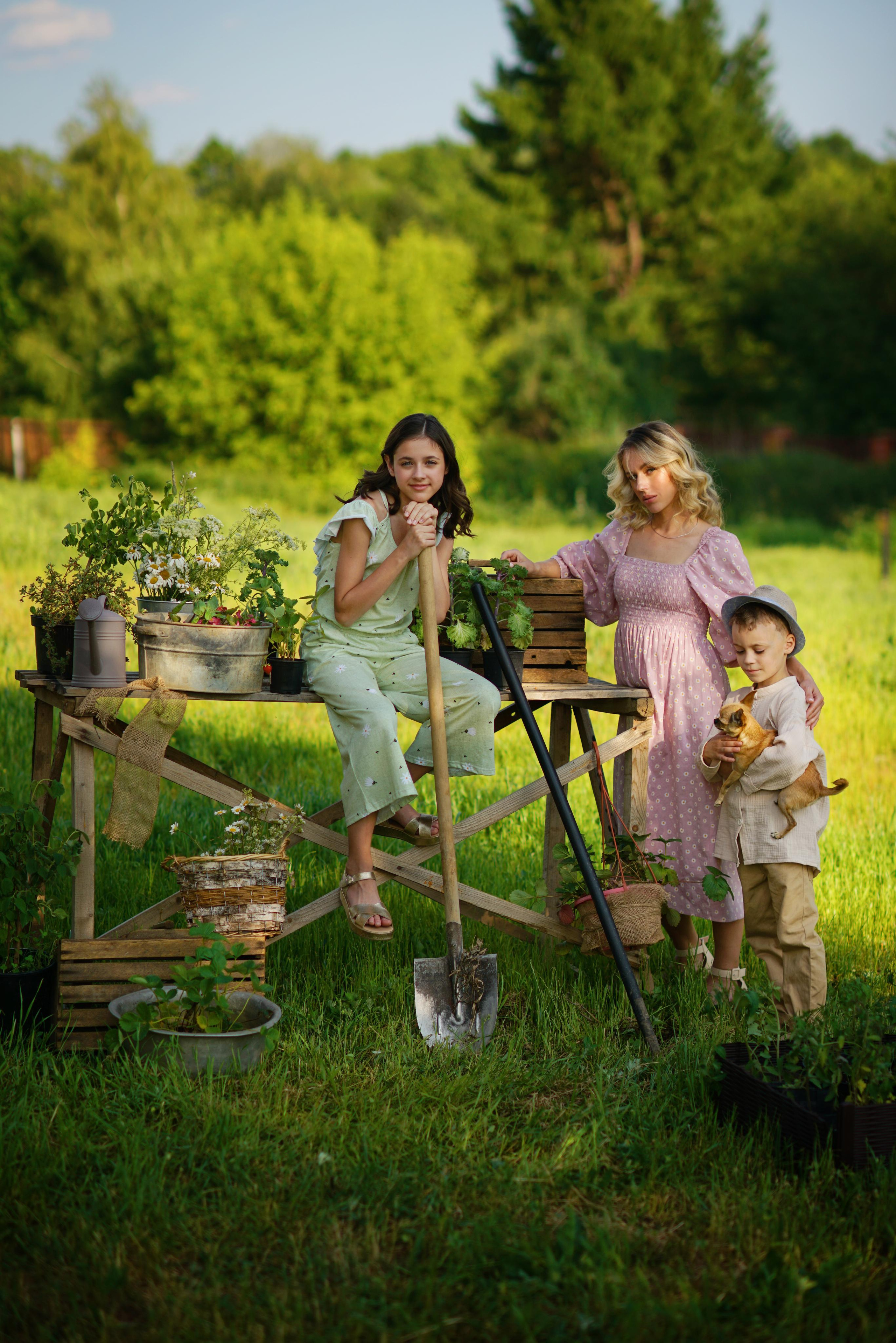 Семейная съемка. Фотодача — загородный дом для съемок в Домодедово, Московская область