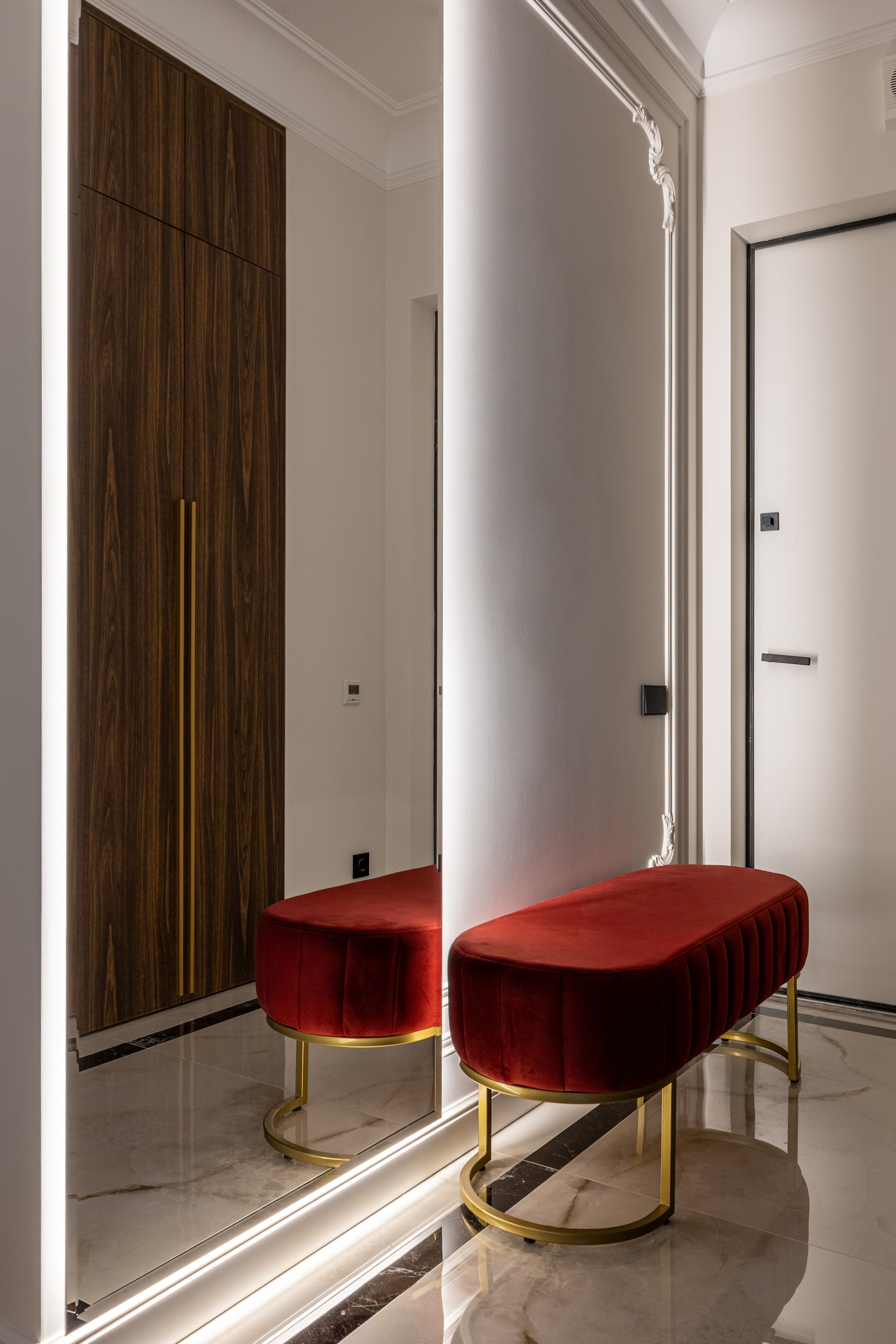 Неоклассика с винными акцентами. ЖК «Will Towers». Veselinskiy| Интерьерный фотограф | Москва