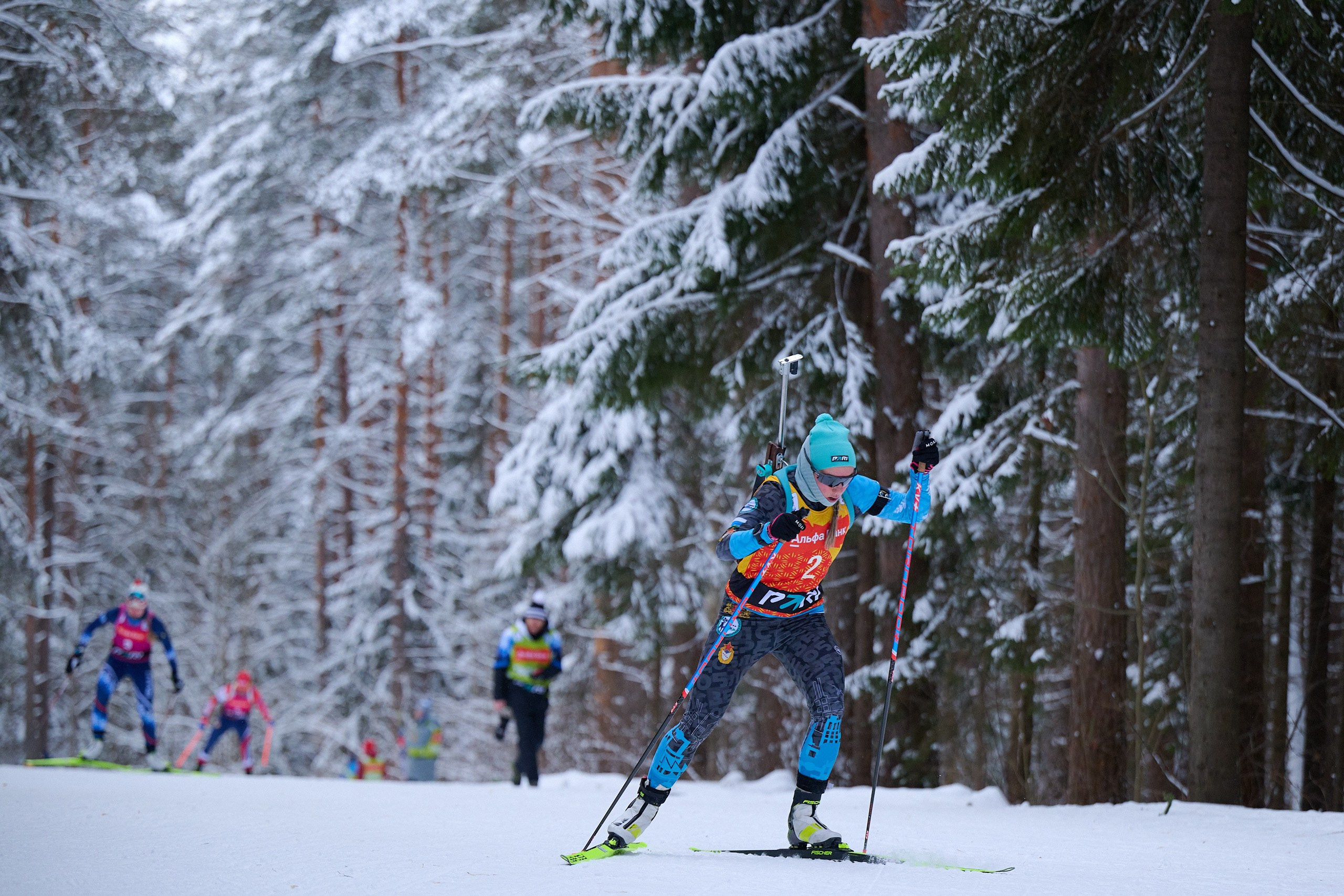 Биатлон. Чемпионат России — 2024/2025, 3-й этап, Ижевск. Ижевская винтовка. Спортивный репортажный фотограф в Ижевске Сергей Мерзляков
