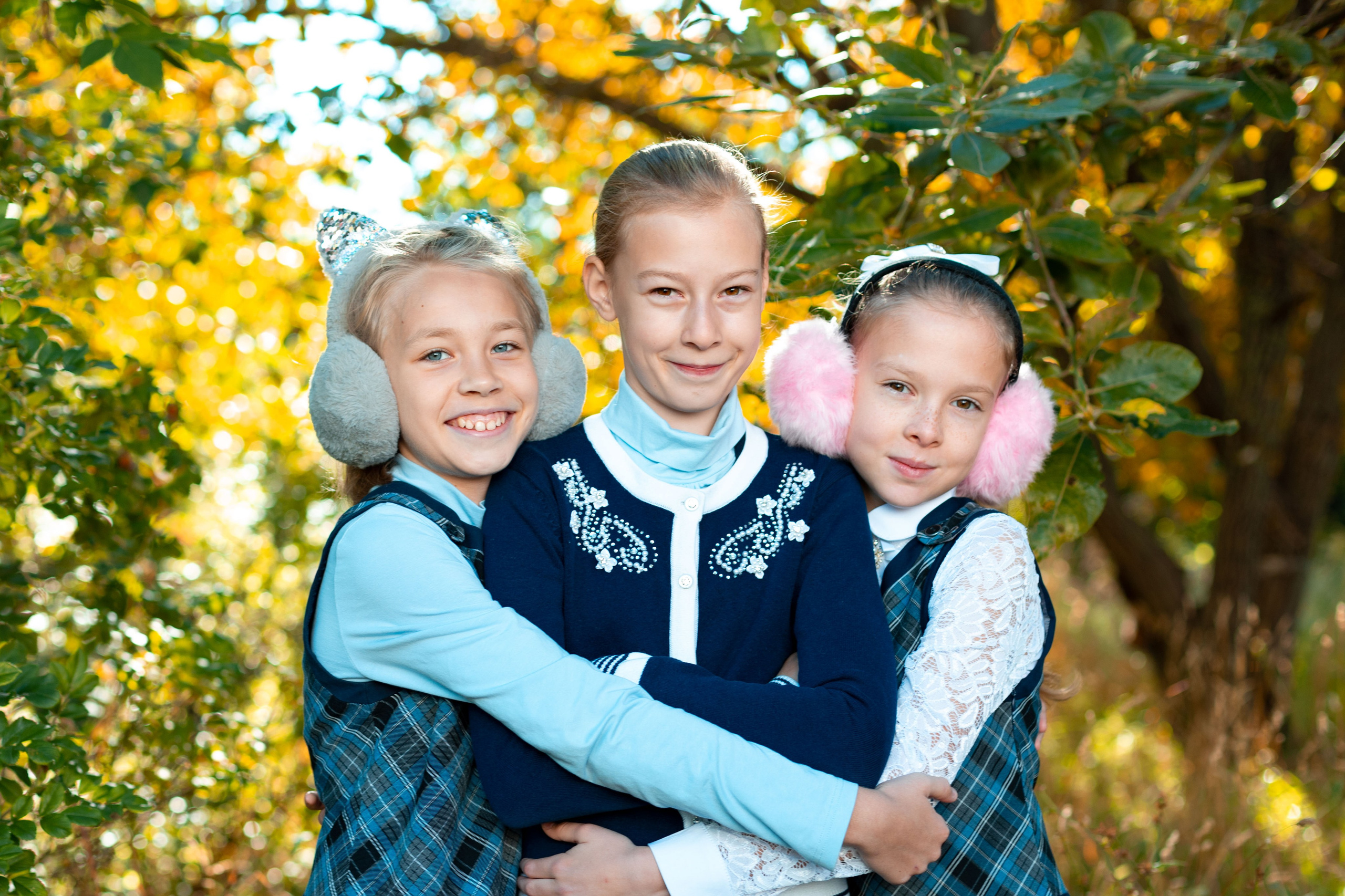 4 класс. Съёмка на улице. Выпускные альбомы «Эврика» в Нижнем Новгороде