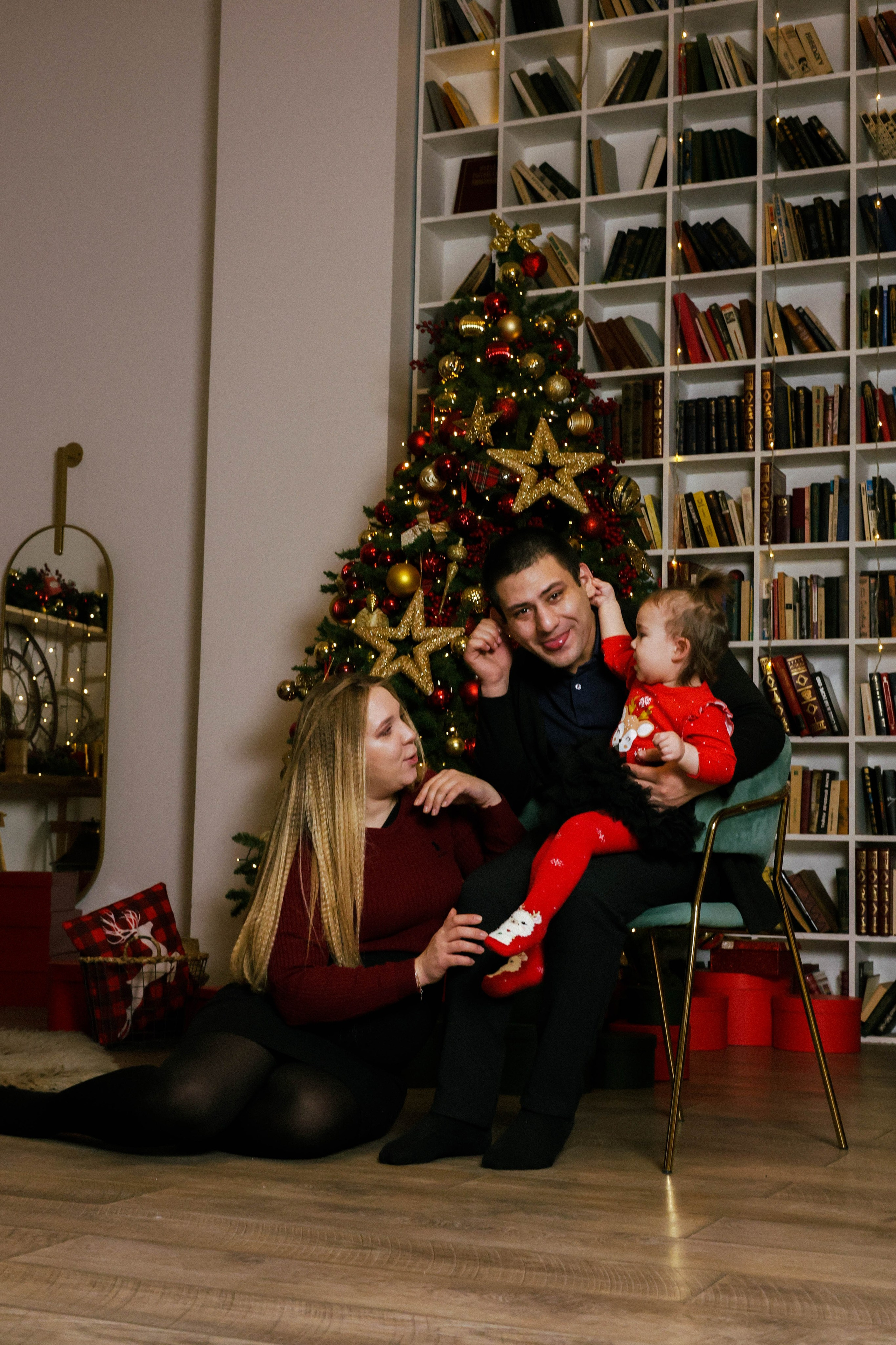 Новогодняя история «Анастасия и ее семья». Фотограф в Москве Анастасия Калинина