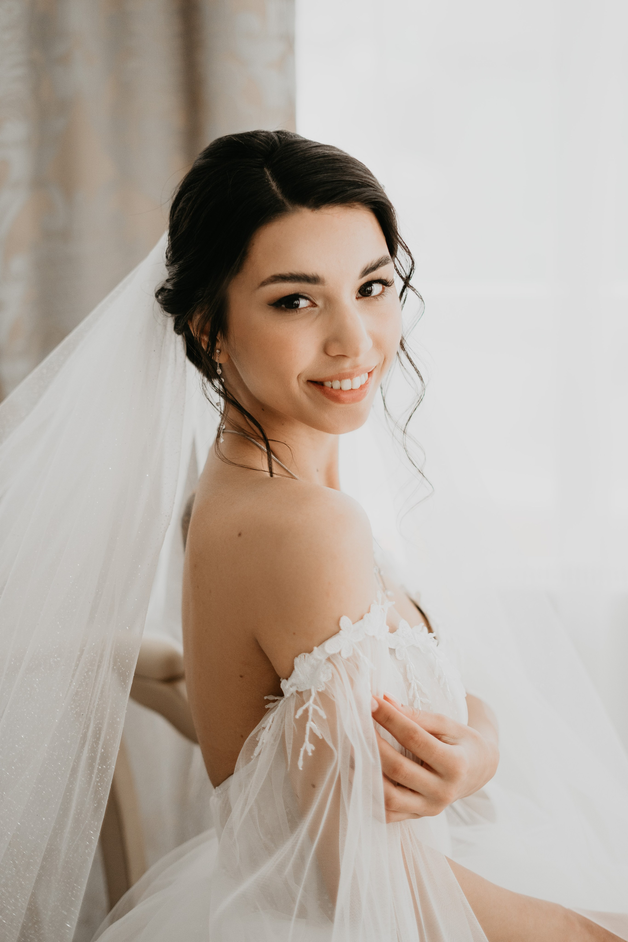 Нежный портрет невесты