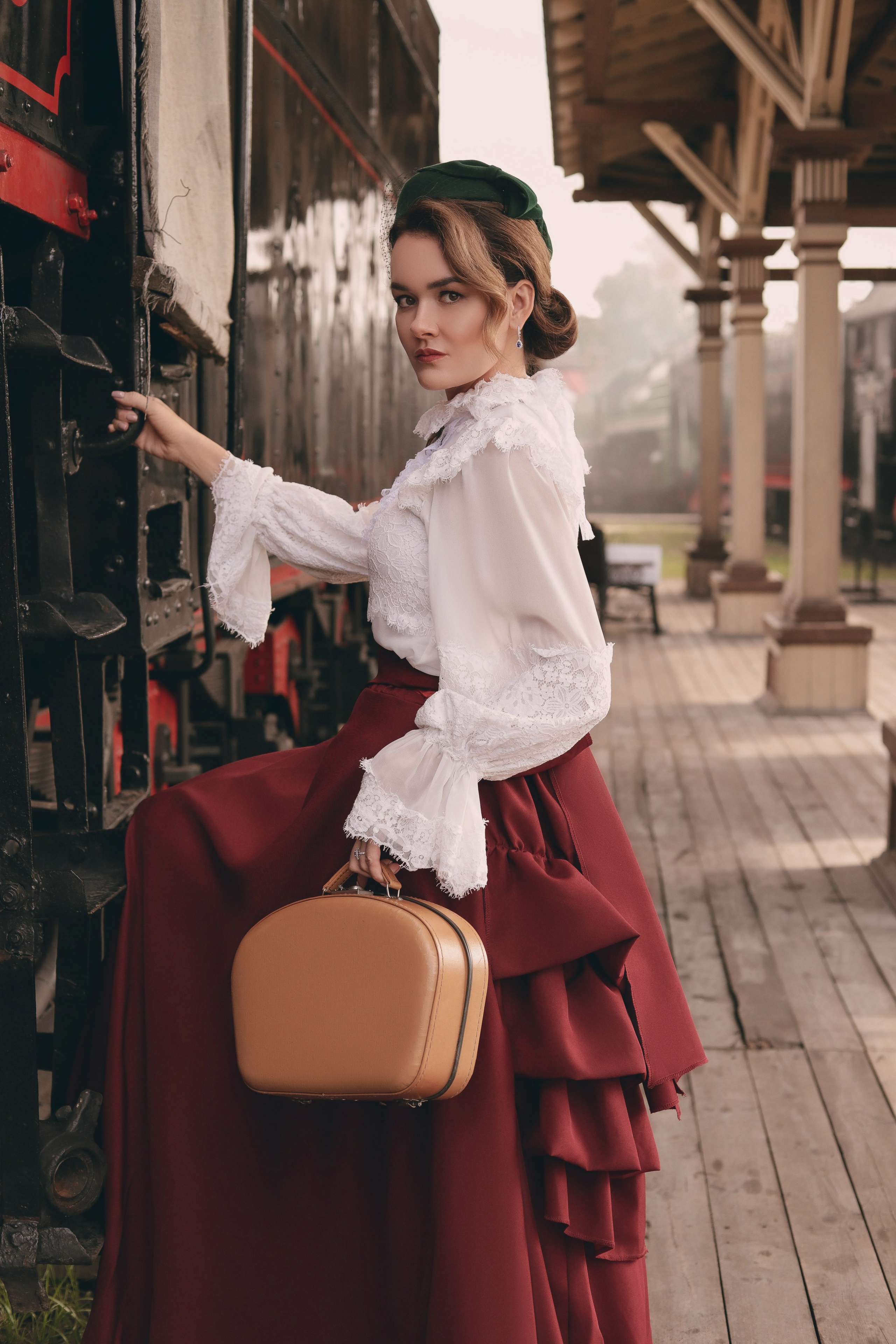 Ретро поезд. Детский и семейный фотограф в Москве