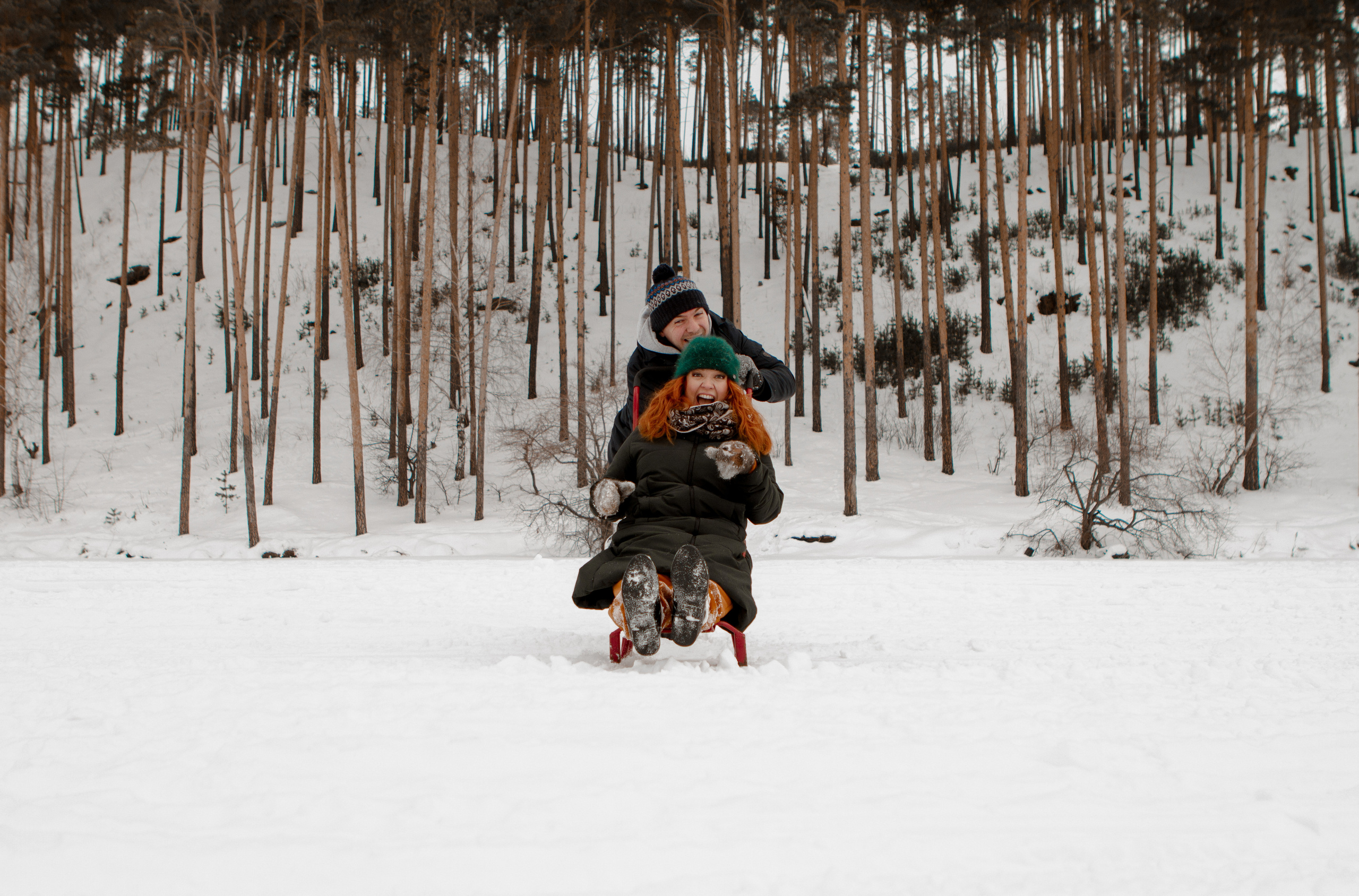 Зимняя Love Story Радмир и Натали. Свадебный и семейный фотограф Ибрагимова Мария из Екатеринбурга