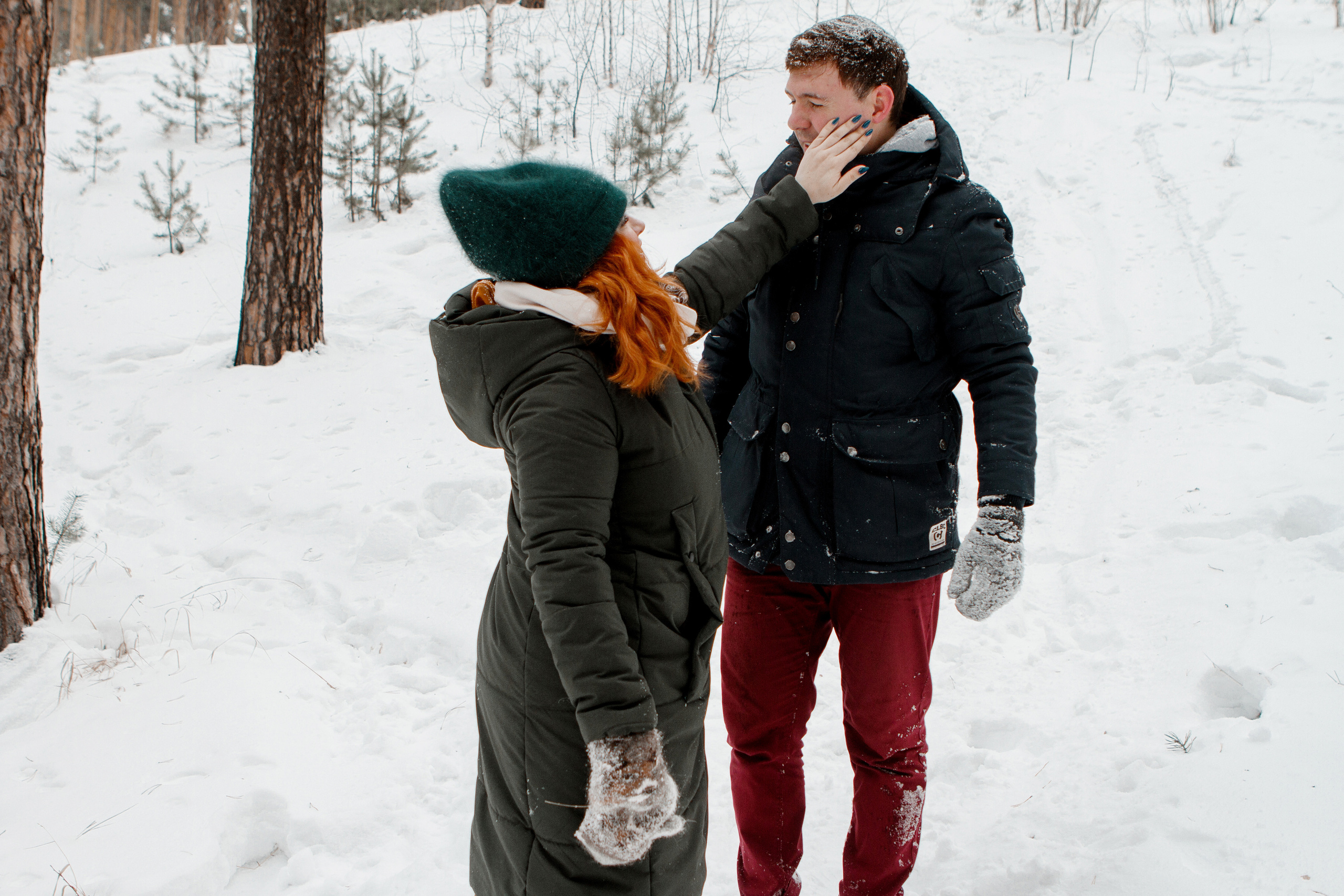 Зимняя Love Story Радмир и Натали. Свадебный и семейный фотограф Ибрагимова Мария из Екатеринбурга