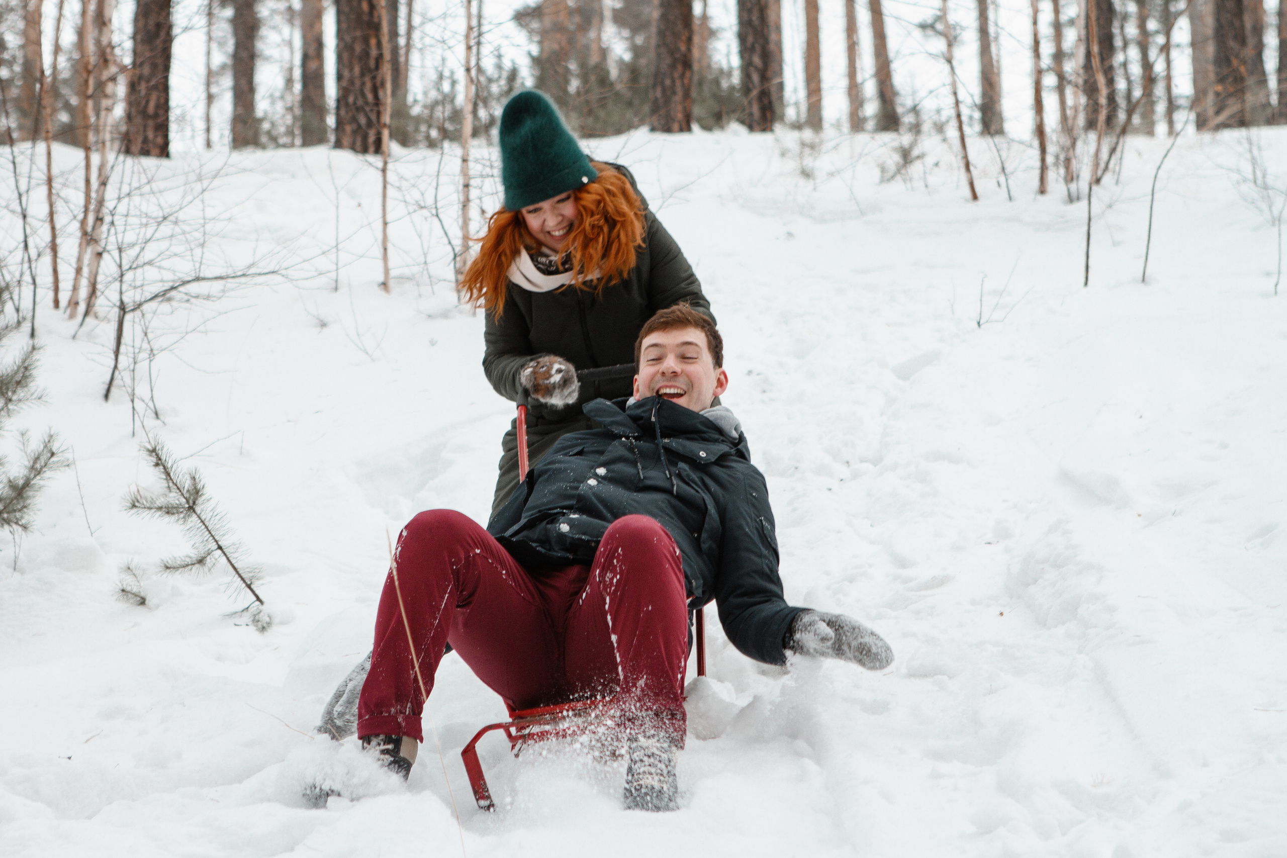 Зимняя Love Story Радмир и Натали. Свадебный и семейный фотограф Ибрагимова Мария из Екатеринбурга