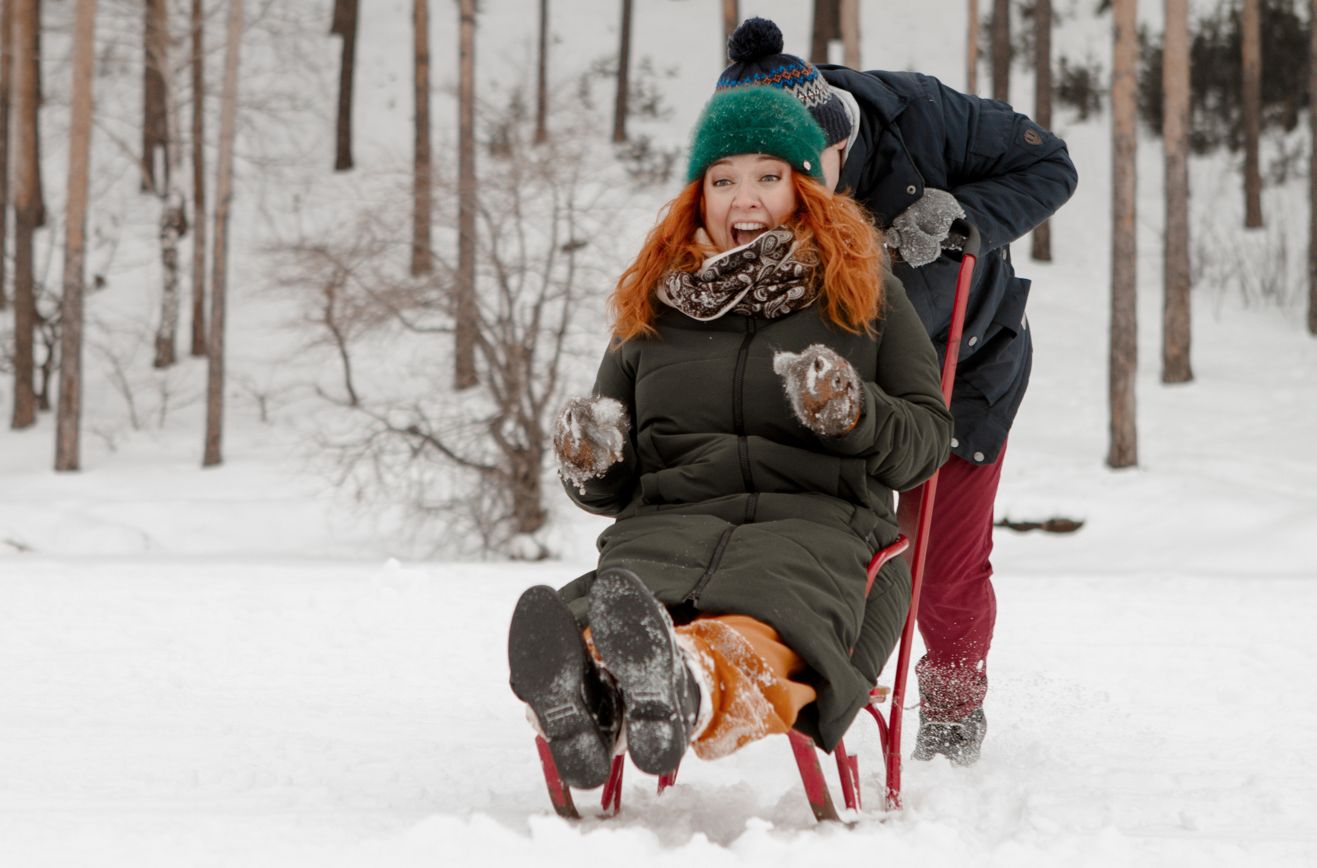 Зимняя Love Story Радмир и Натали. Свадебный и семейный фотограф Ибрагимова Мария из Екатеринбурга