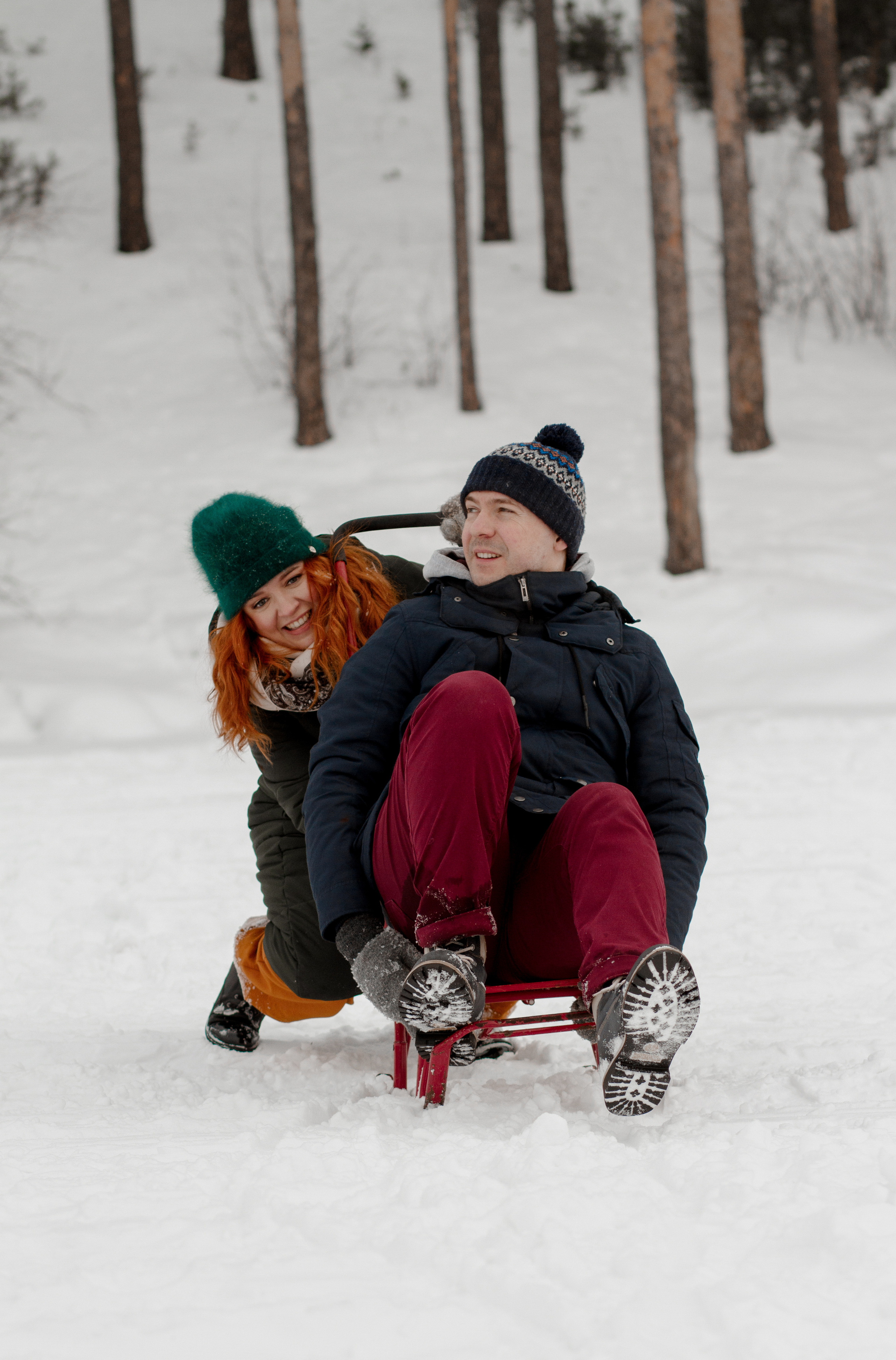 Зимняя Love Story Радмир и Натали. Свадебный и семейный фотограф Ибрагимова Мария из Екатеринбурга