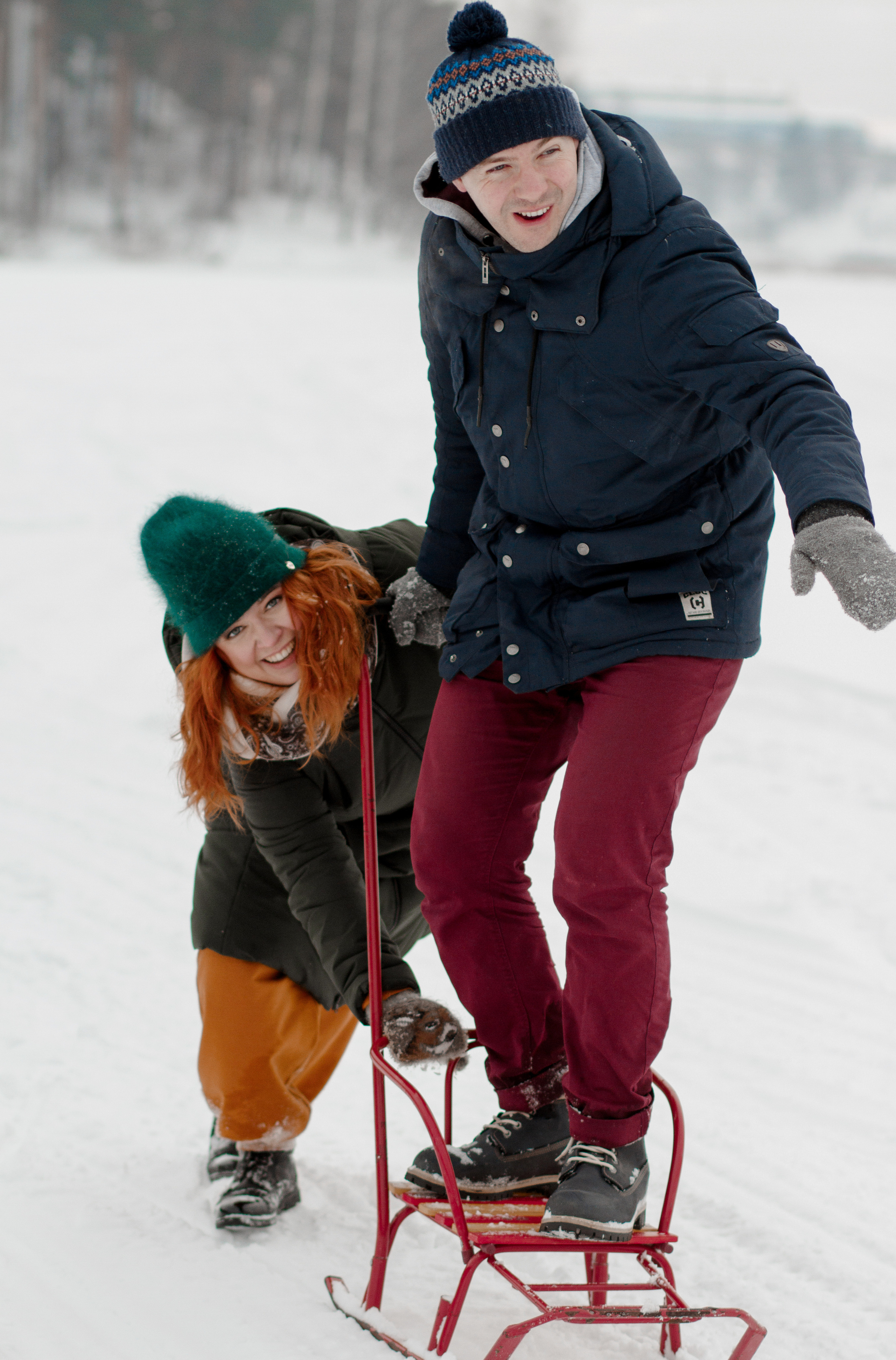 Зимняя Love Story Радмир и Натали. Свадебный и семейный фотограф Ибрагимова Мария из Екатеринбурга