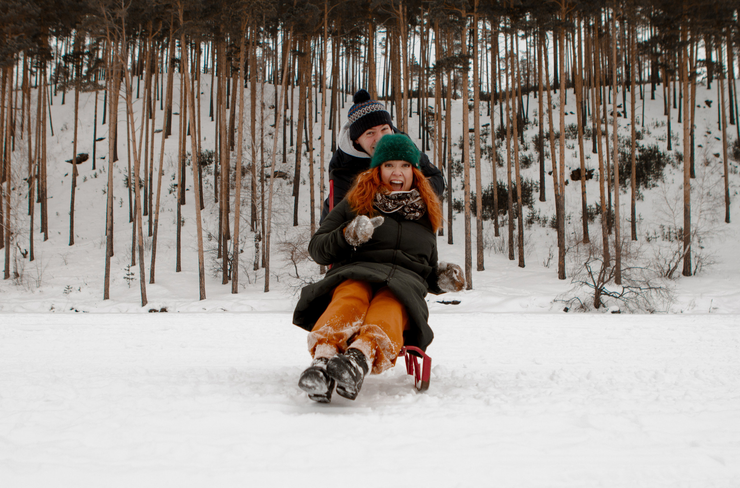 Зимняя Love Story Радмир и Натали. Свадебный и семейный фотограф Ибрагимова Мария из Екатеринбурга