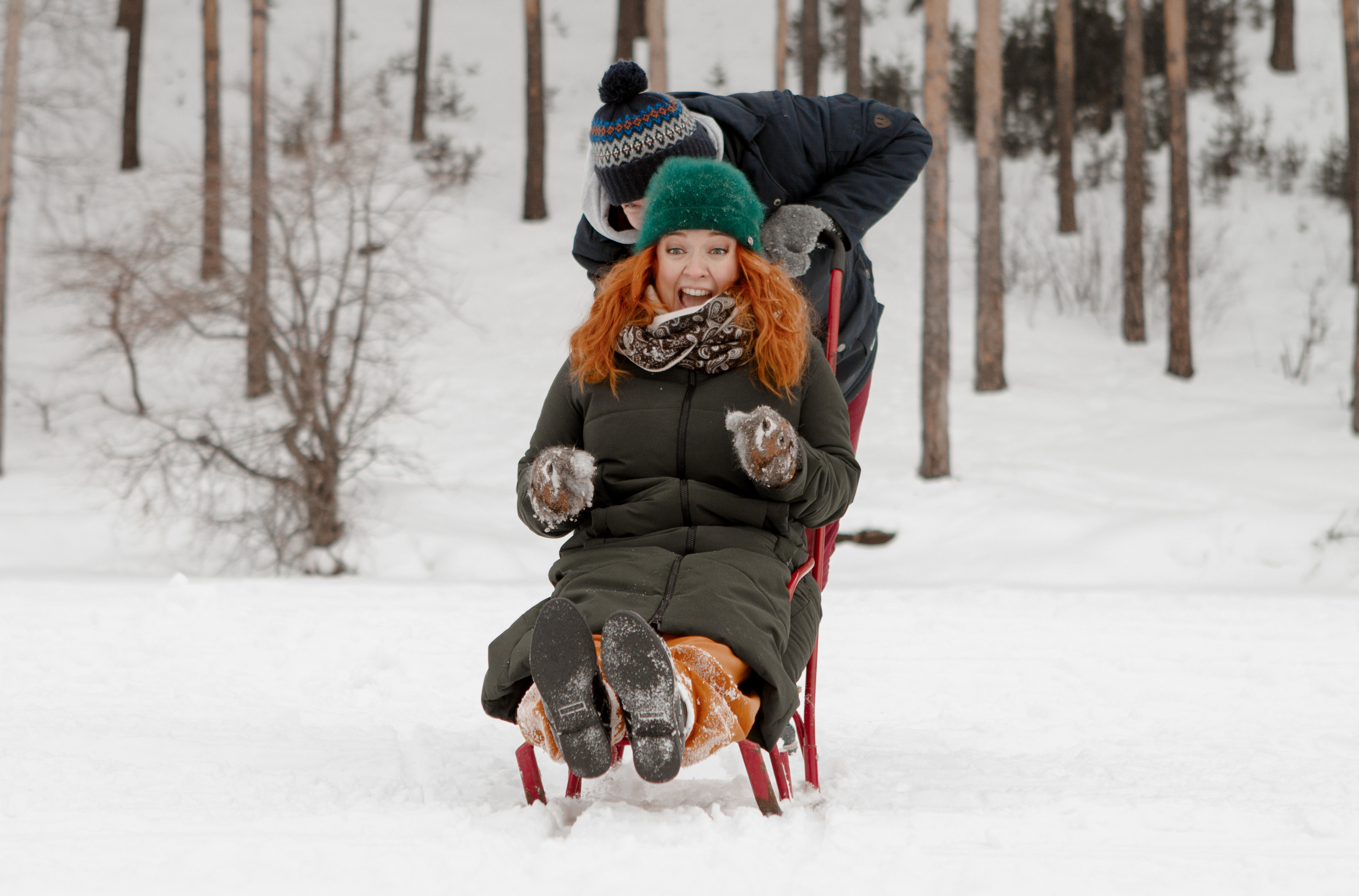 Зимняя Love Story Радмир и Натали. Свадебный и семейный фотограф Ибрагимова Мария из Екатеринбурга
