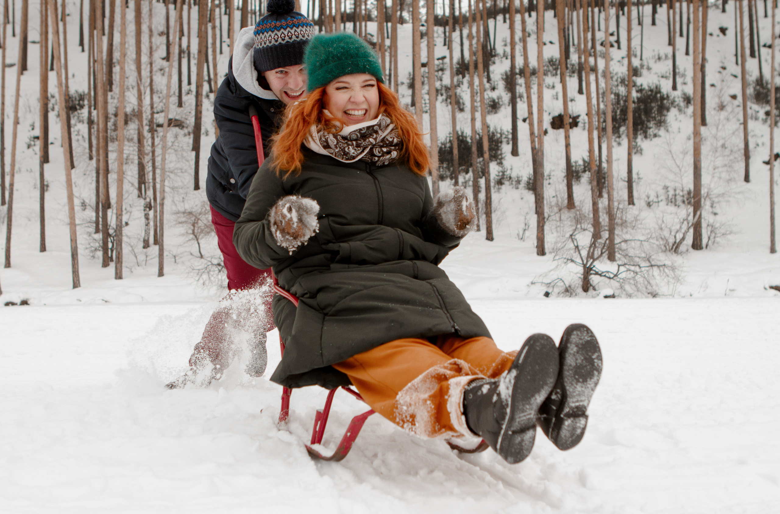 Зимняя Love Story Радмир и Натали. Свадебный и семейный фотограф Ибрагимова Мария из Екатеринбурга