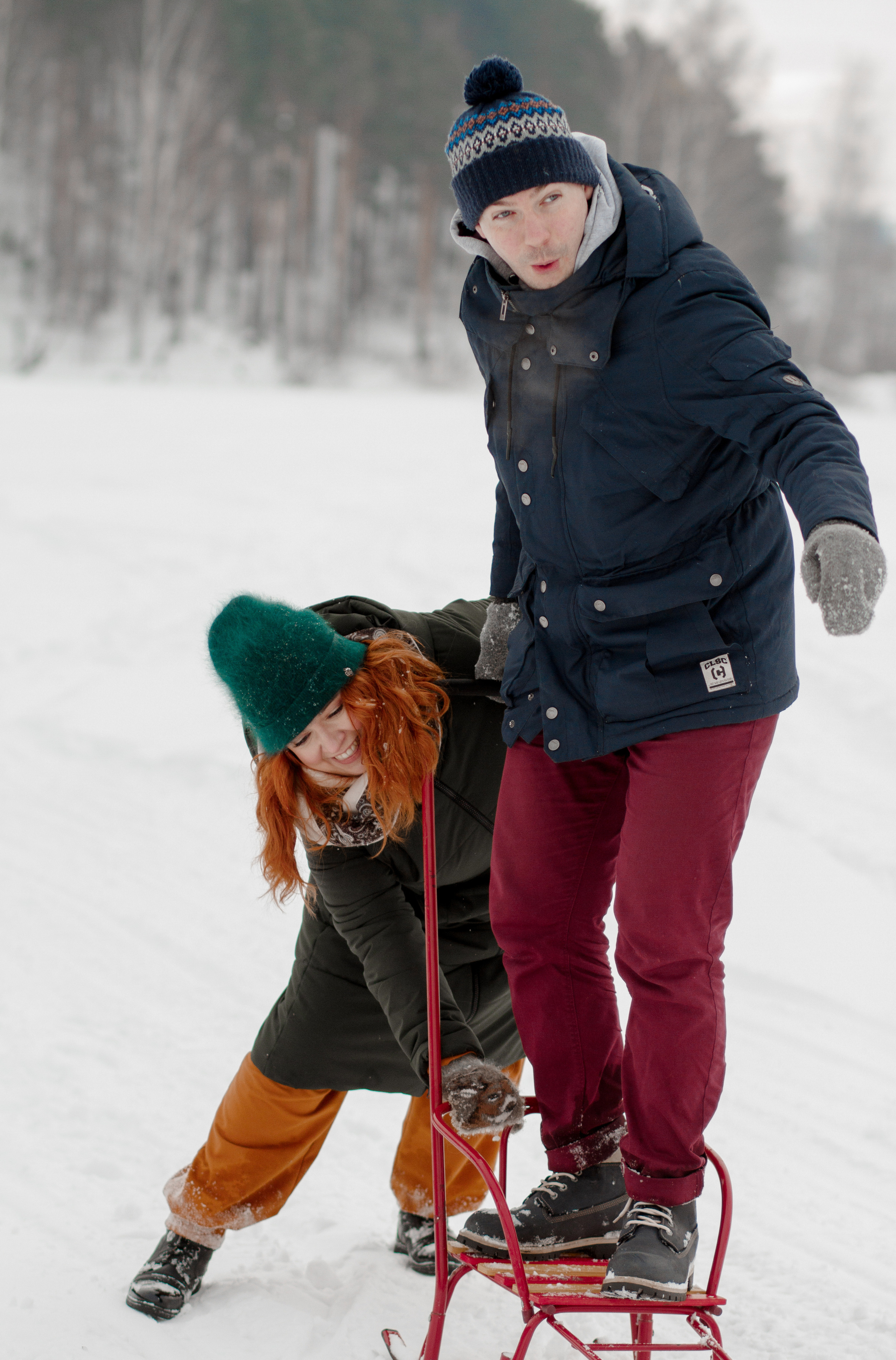 Зимняя Love Story Радмир и Натали. Свадебный и семейный фотограф Ибрагимова Мария из Екатеринбурга