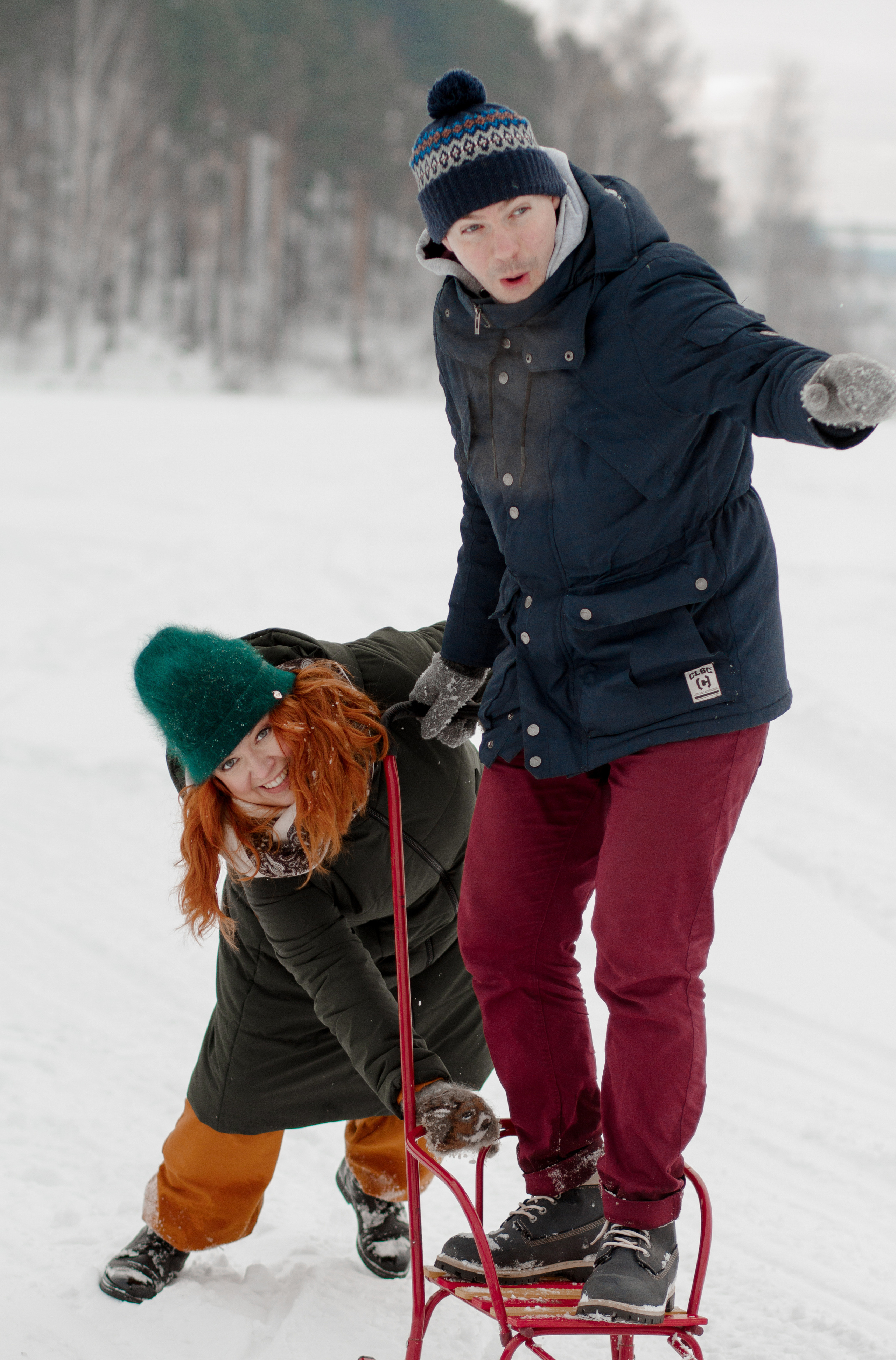 Зимняя Love Story Радмир и Натали. Свадебный и семейный фотограф Ибрагимова Мария из Екатеринбурга