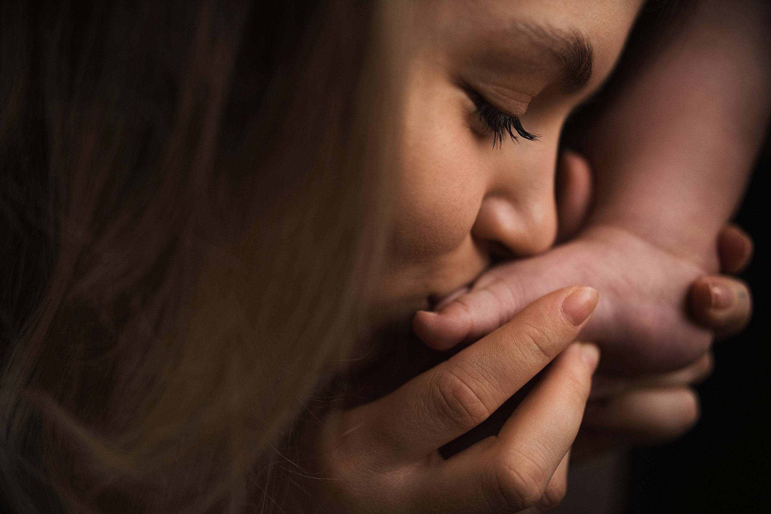 Первая домашняя фотосессия малыша 3 месяца. Портретный фотограф в Москве Ольга Акушко
