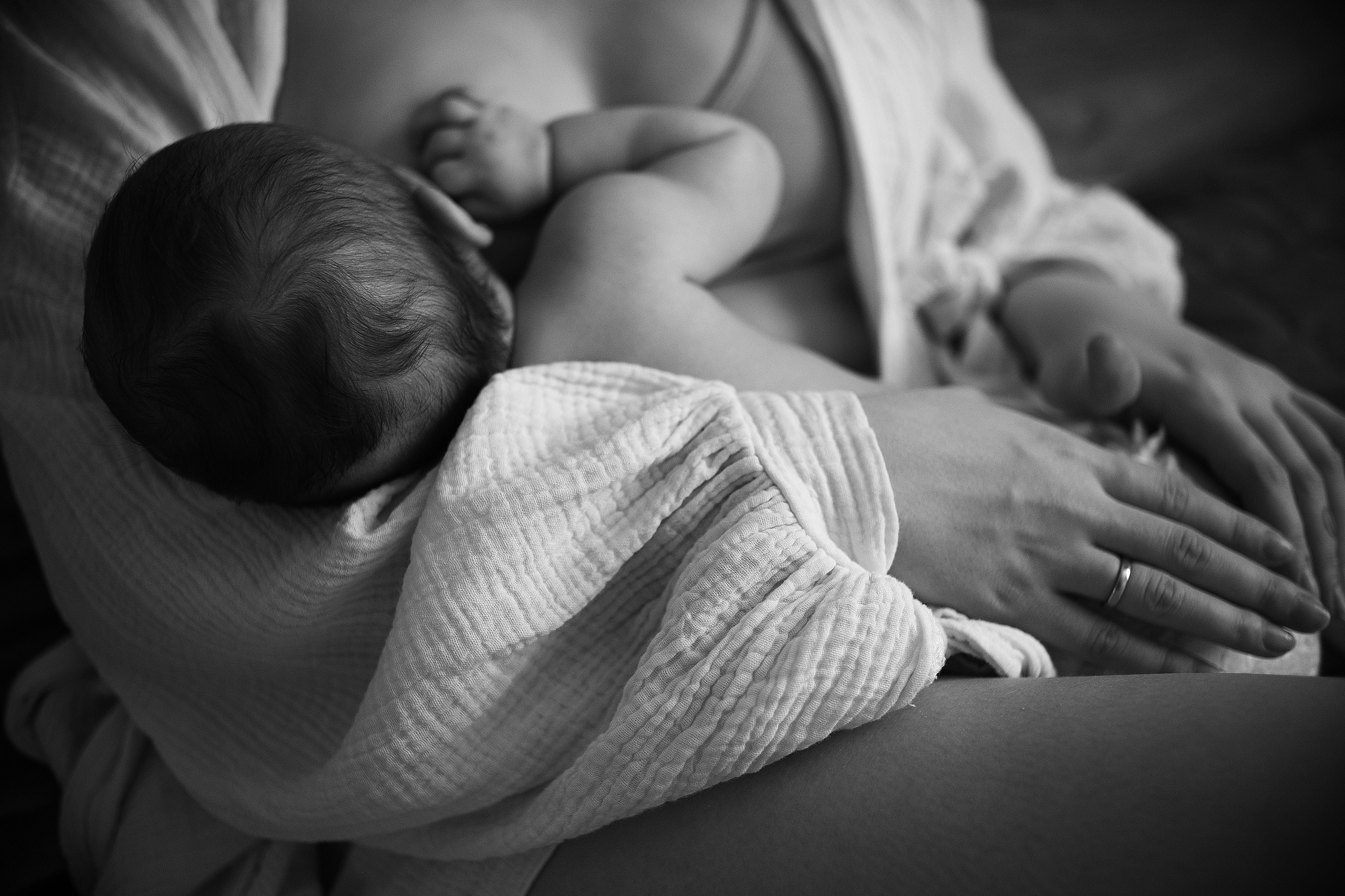 Первая домашняя фотосессия малыша 3 месяца. Портретный фотограф в Москве Ольга Акушко