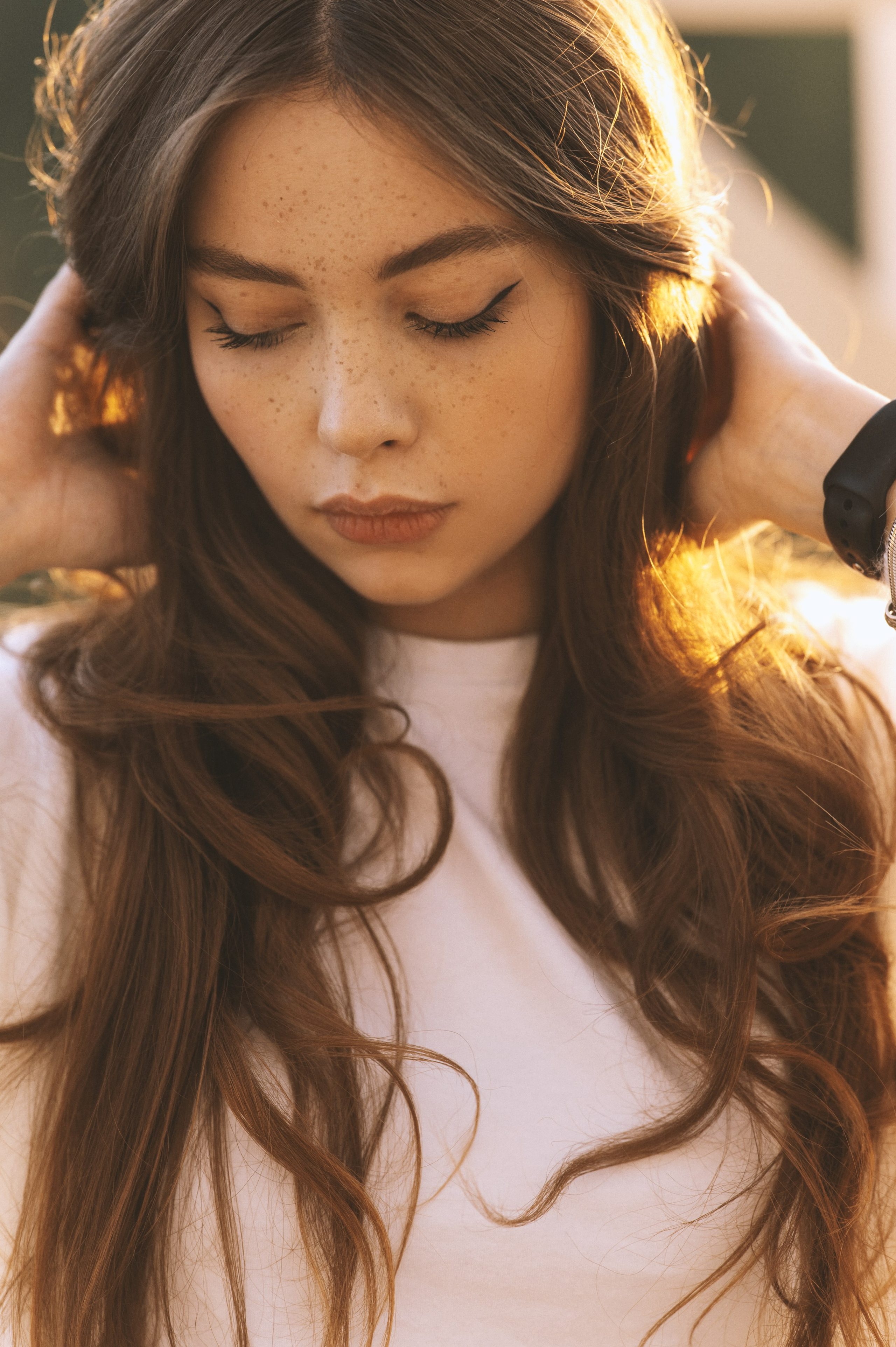 Фотосессия на закате в Гребнево. Свадебный и семейный фотограф Виктория Носачёва. Щелково, Москва и МО