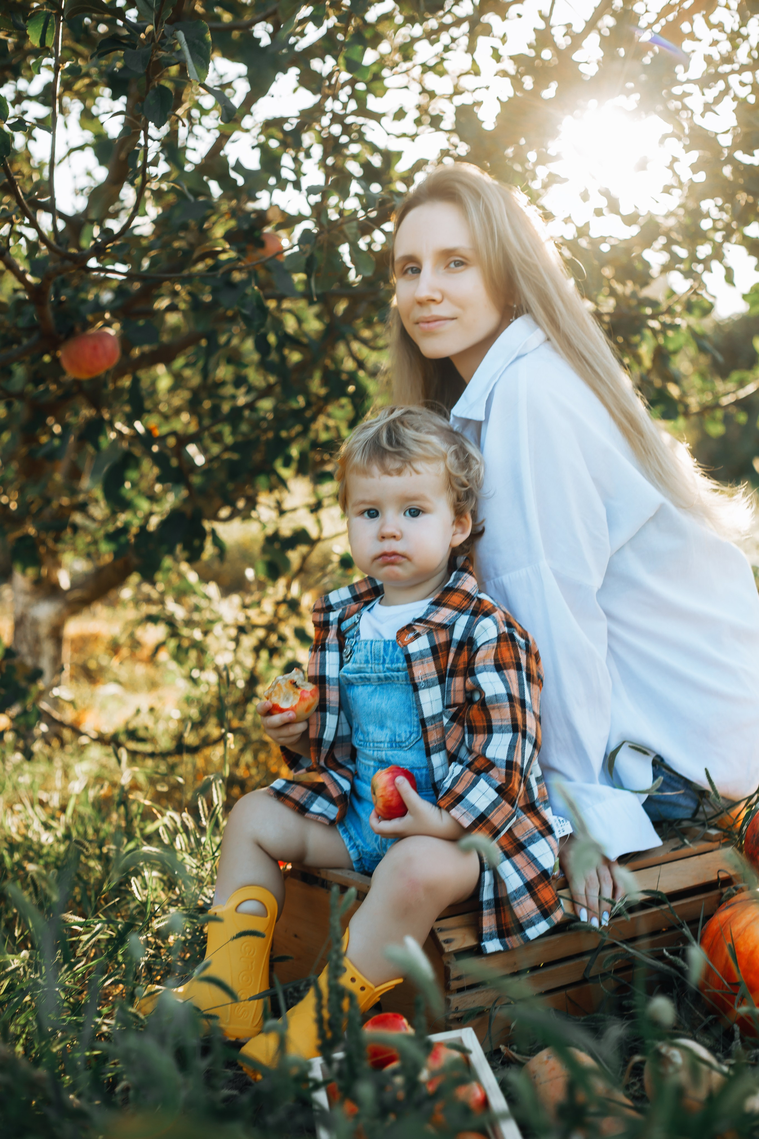 Фотосессия детская с тыквами. Свадебный и семейный фотограф в Краснодарском крае Мария Данилкина