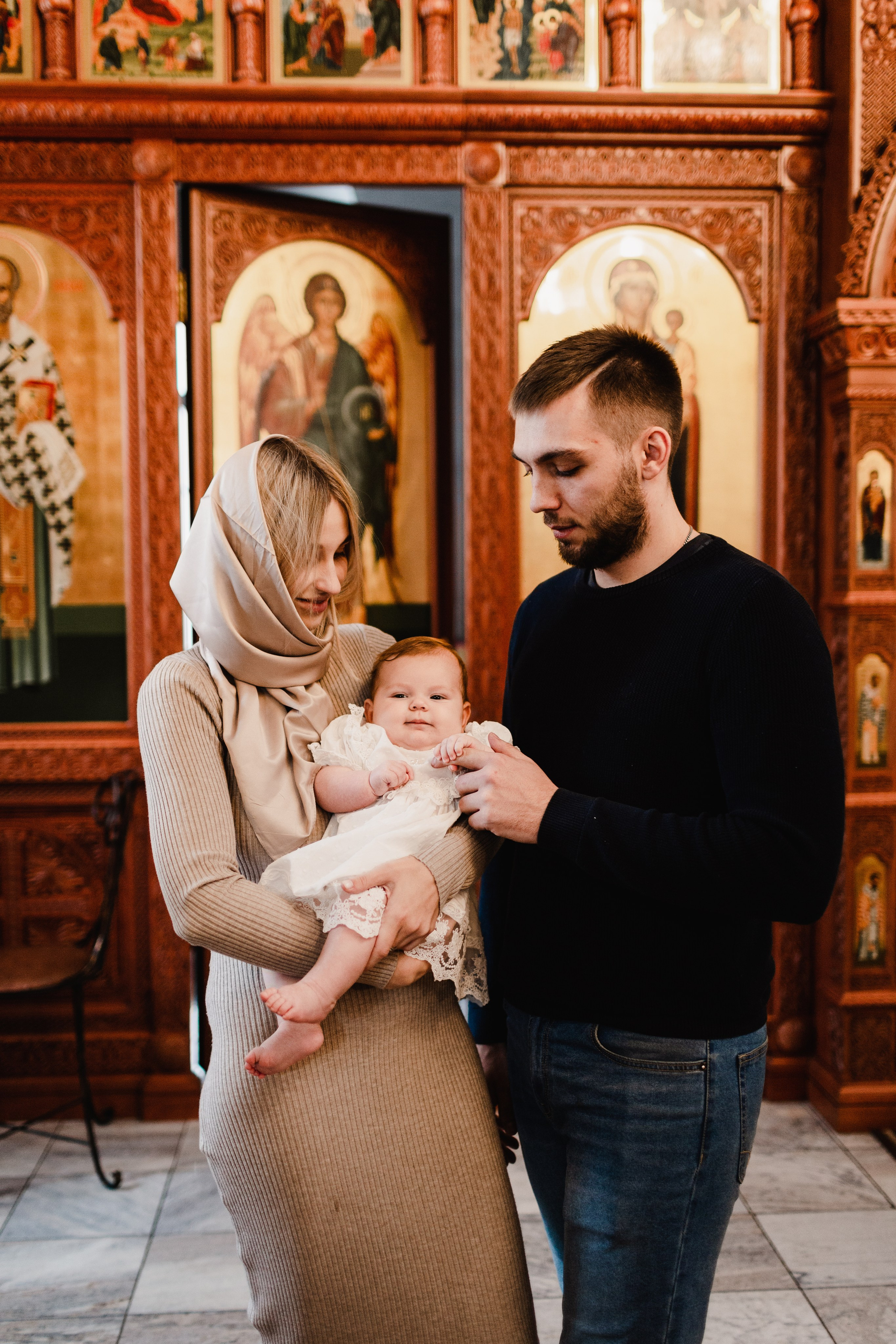 Таинство крещения. Фотограф и видеограф Мария Банщикова, Солнечногорск, Москва