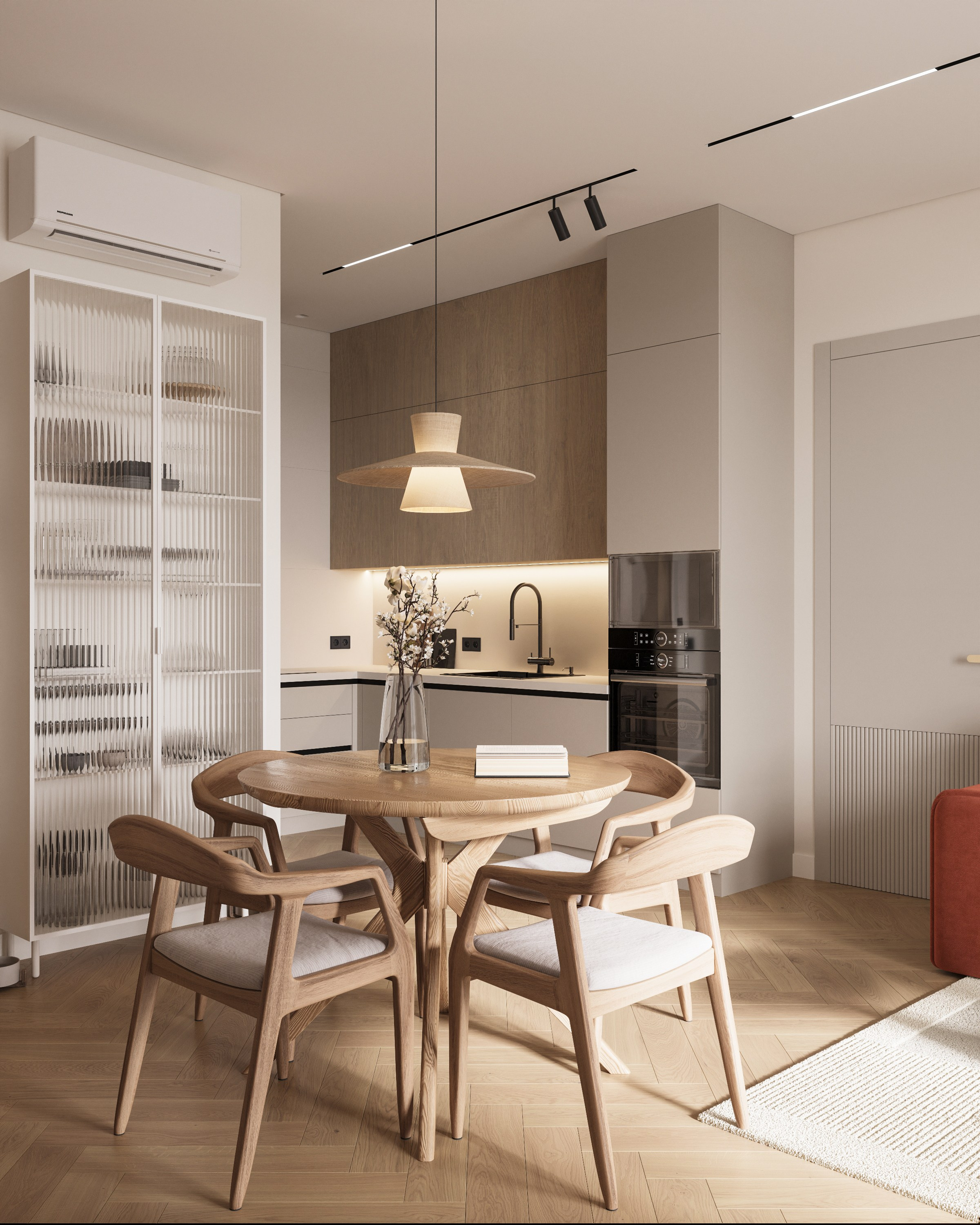 ЖК «Black River» | Living room. 3D визуализация интерьеров — Ирина