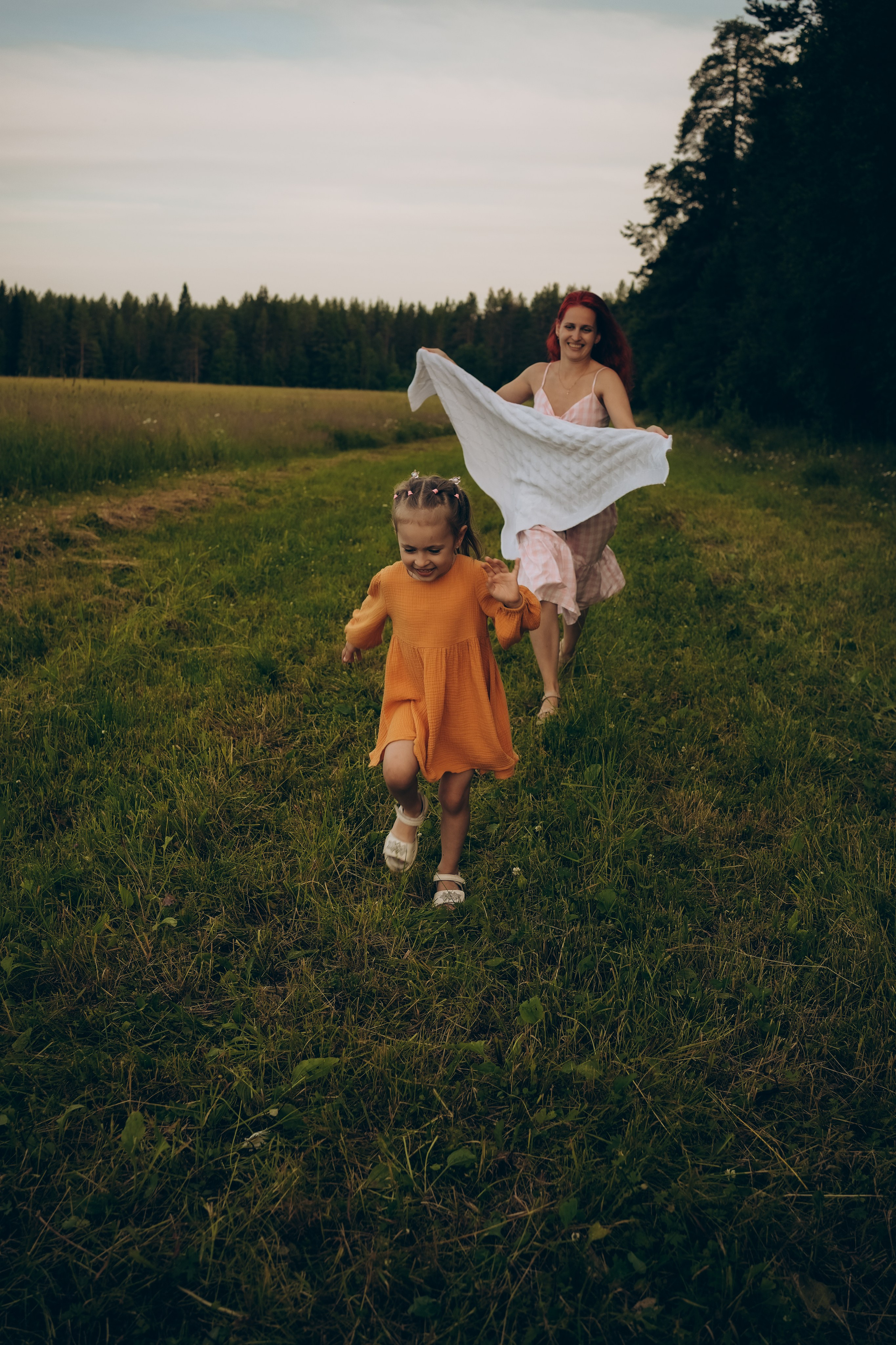 Анастасия и Маруся. Семейный и детский фотограф Плесецк, Мирный Марина Забабурина