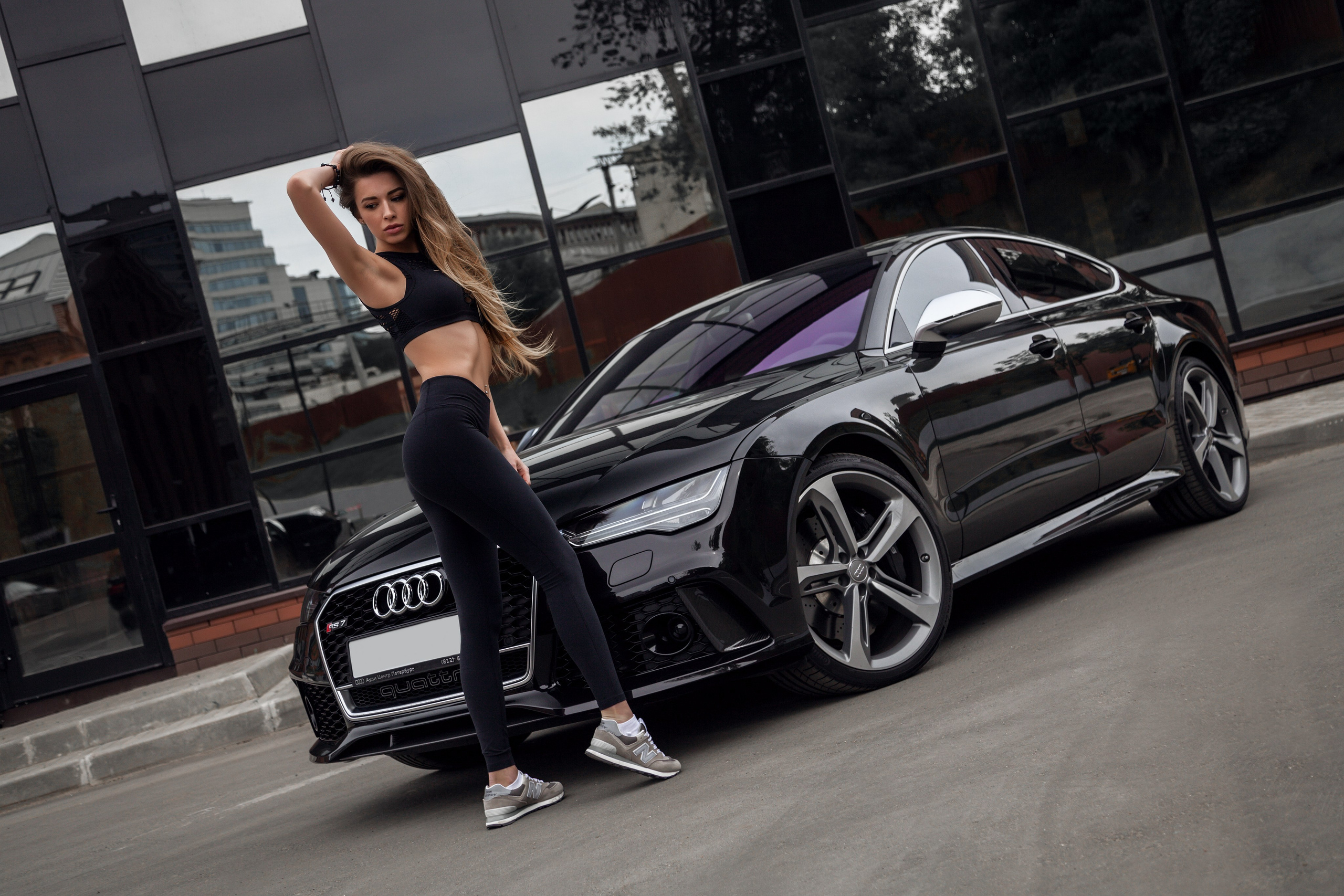 Audi RS7 x Daria. Базилев Александр | Фотограф, Москва