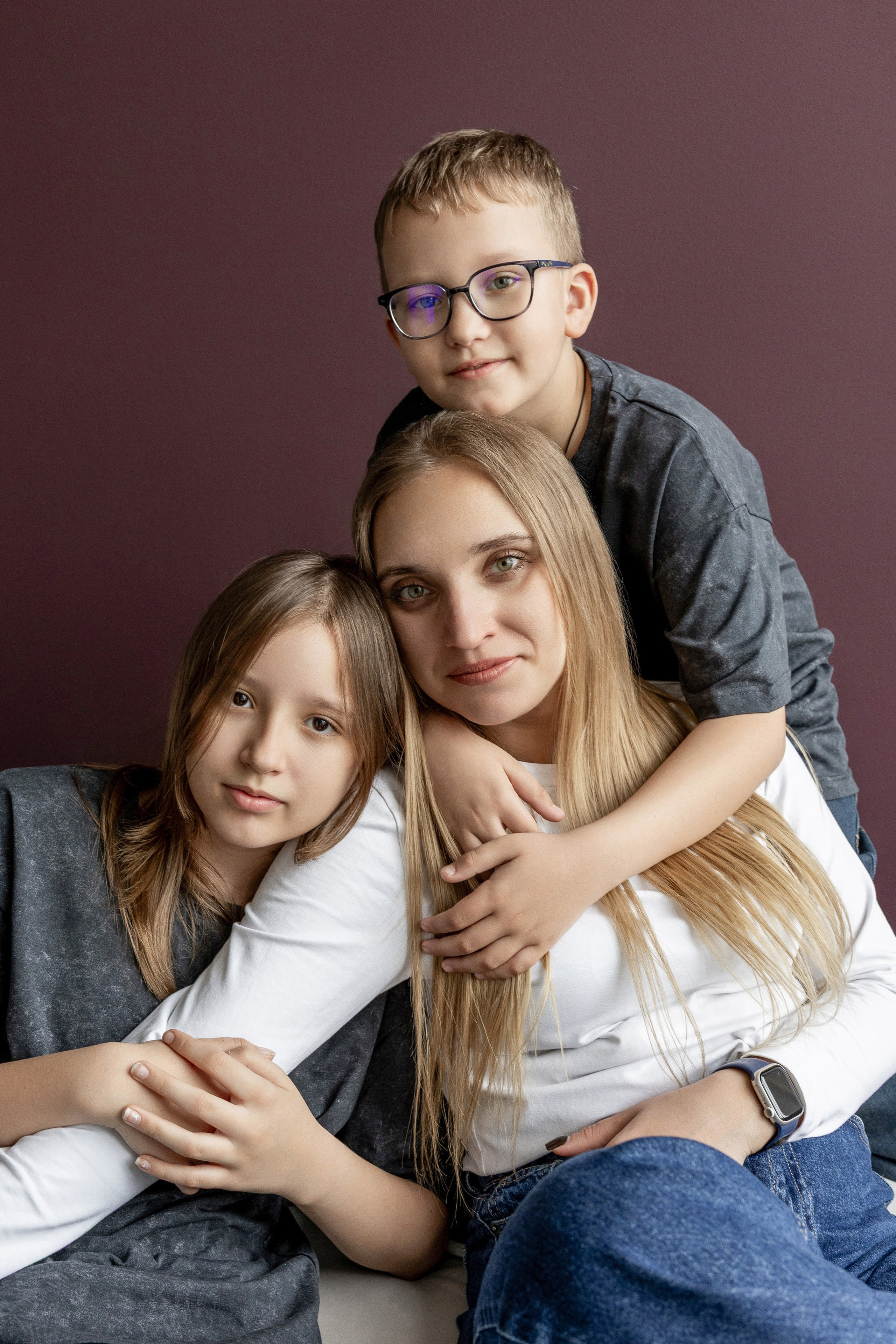 Мама и дети. Фотограф Екатерина Голицына