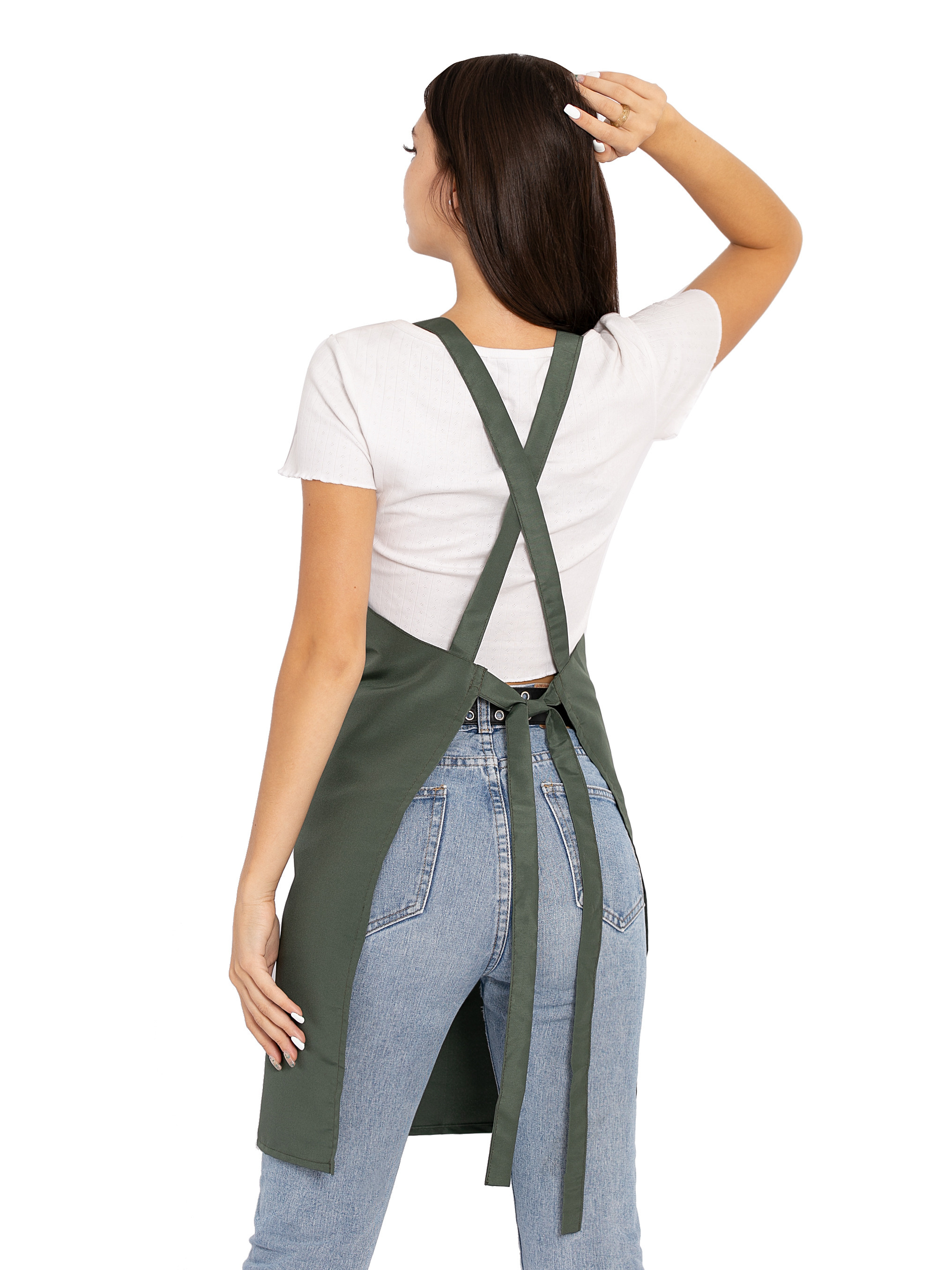 Фартуки для парикмахера. На белом фоне. На маркетплейсы. Предметная, рекламная фотосъёмка в Орле. Предметный фотограф в Орле