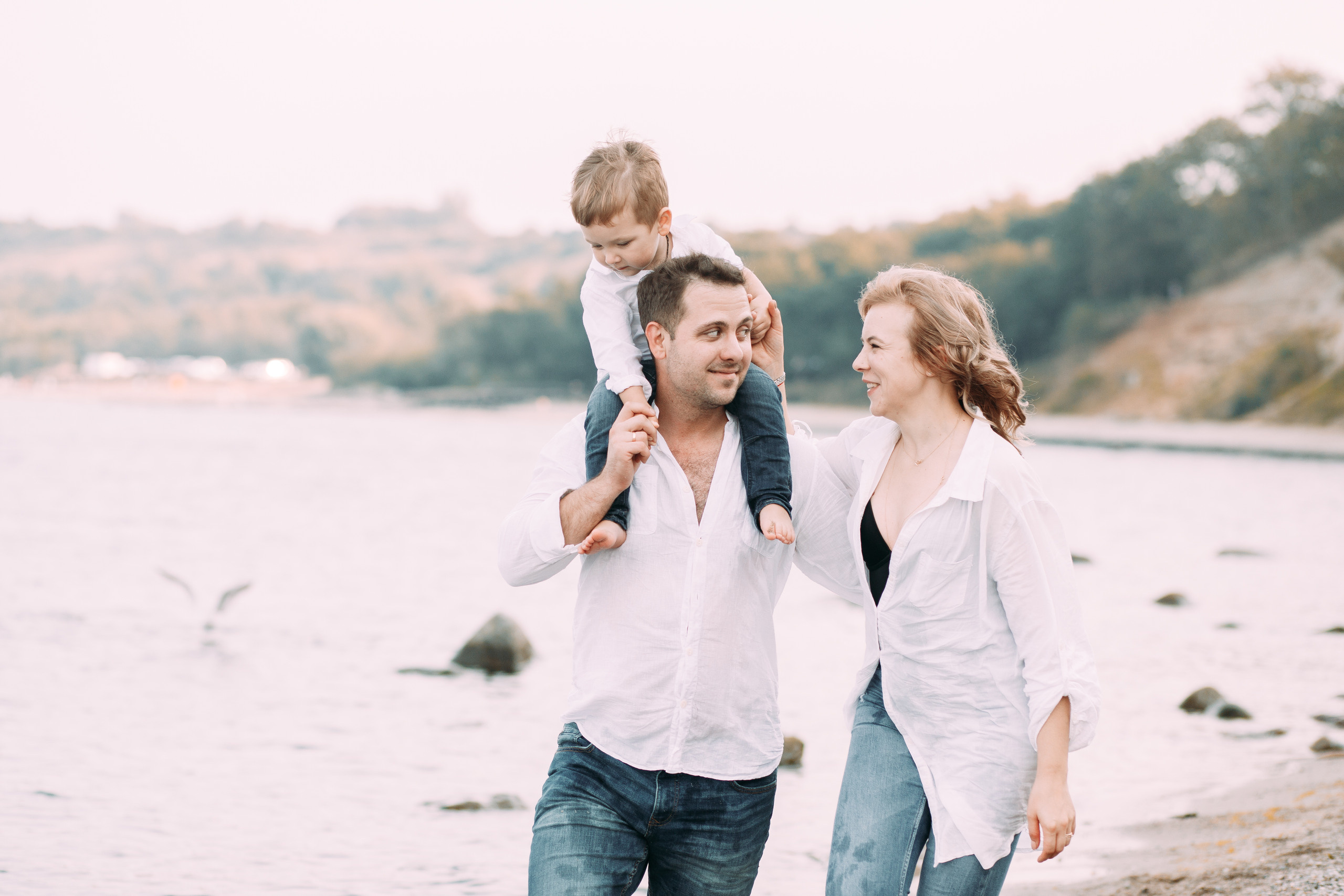 Семья на побережье • Осень 2020. Фотограф в Калининграде Екатерина Осинцева