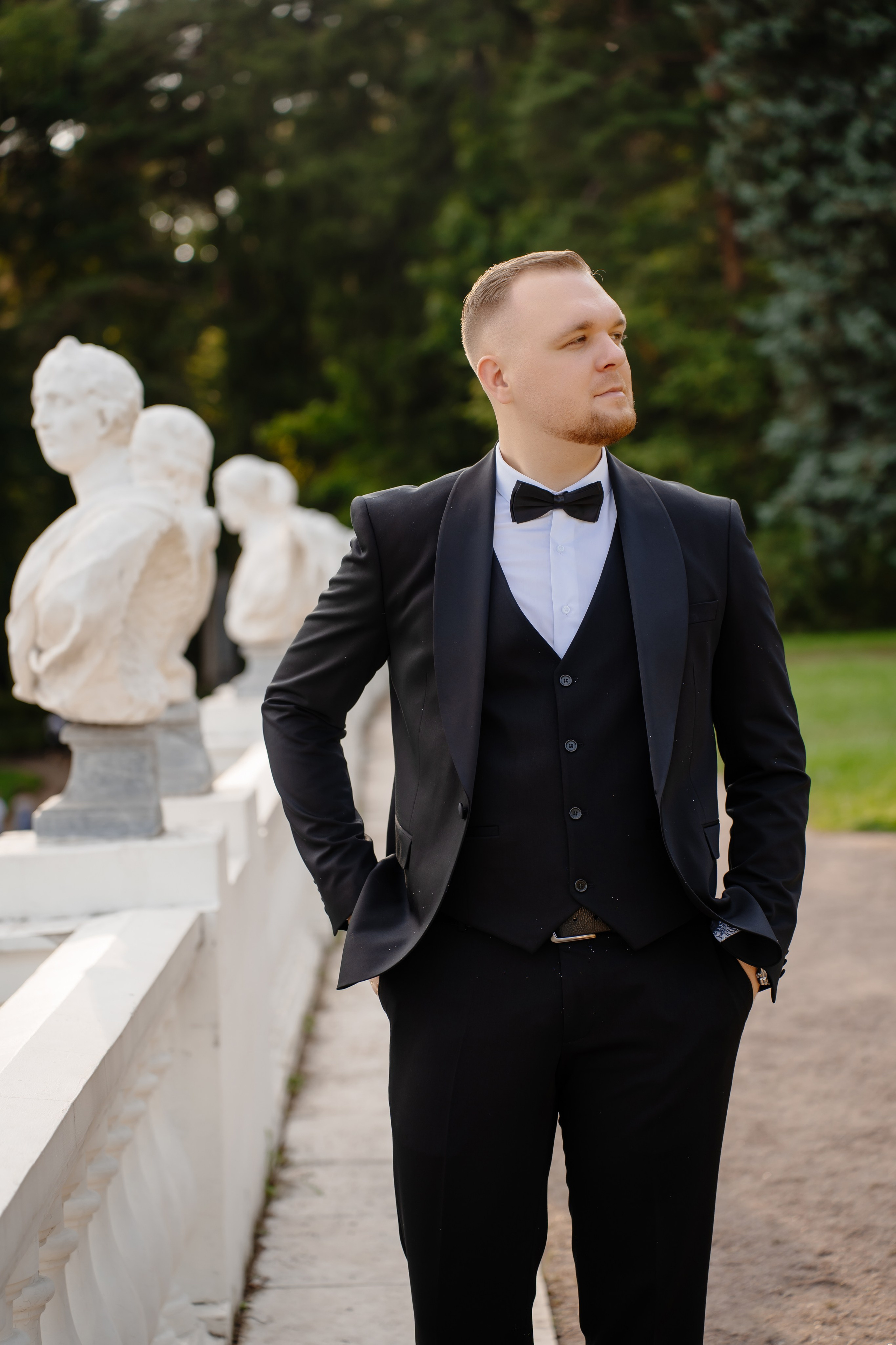 Свадебная фотосессия в парке Архангельское. Свадебный и семейный фотограф в Москве Светлана Зоткина