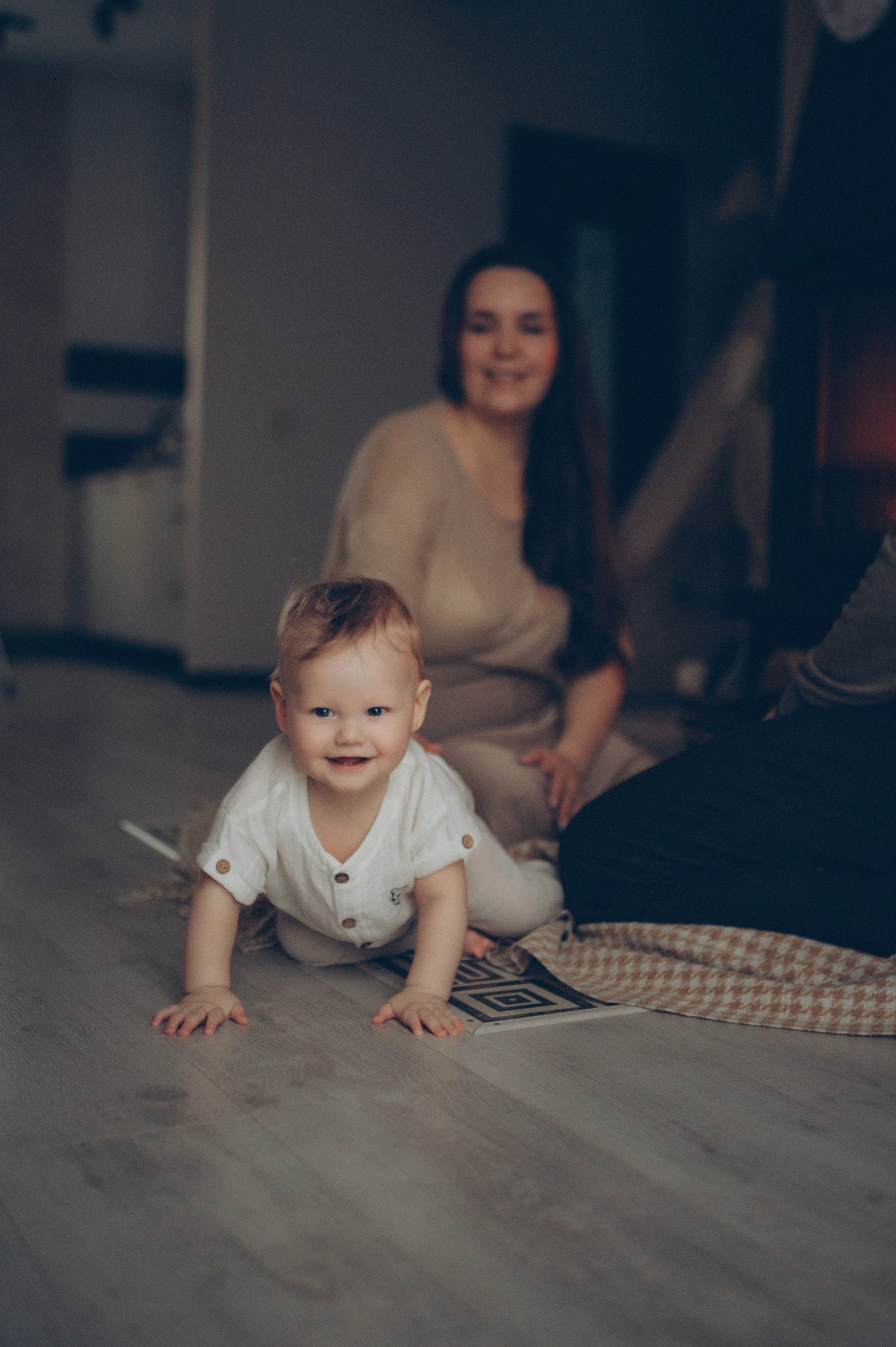 Лева, Жанна и Владимир (новогодняя домашняя). Фотограф, г. Лесной Свердловской области