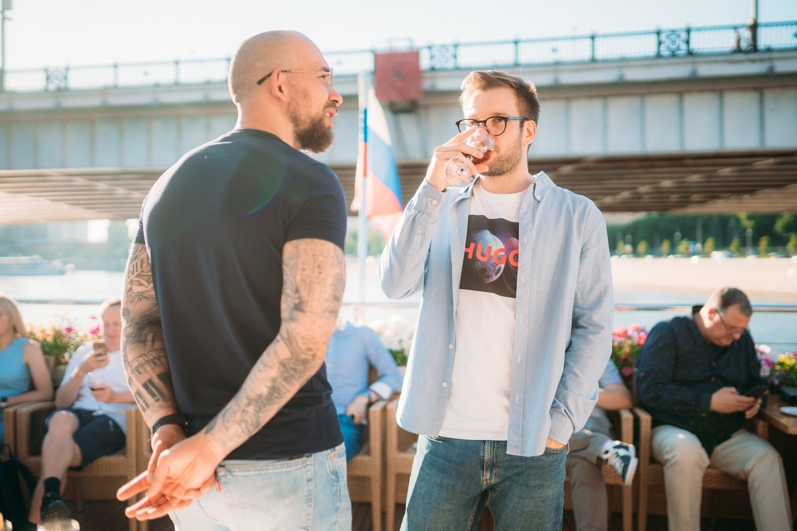 Корпоратив Академии ФК Динамо на Яхте Radisson