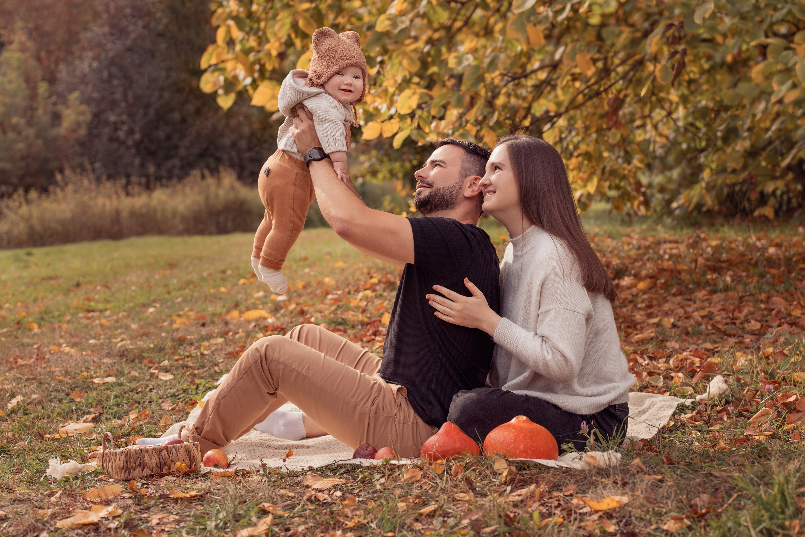 Семейная осенняя съемка в Коломенском. Фотограф Ольга Чувалдина Москва