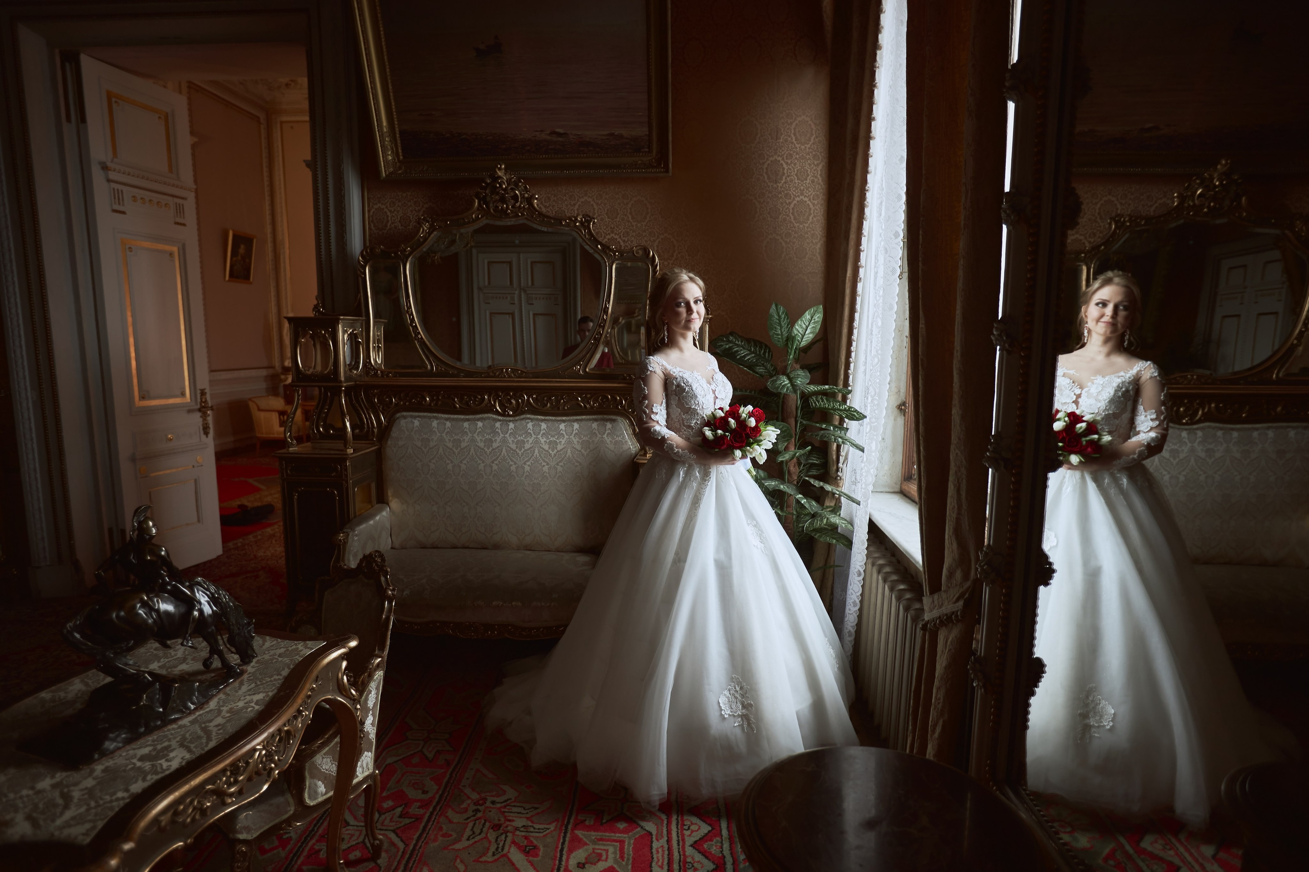 Свадьба Кировский ЗАГС и Дом Ученых. Фотограф в Санкт-Петербурге Знаменская Ирина